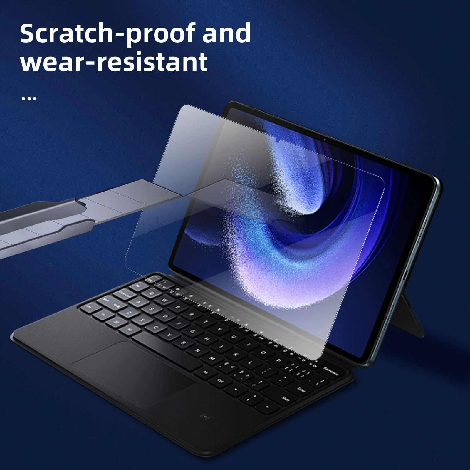 DL3 Mobilak Screen Protector For Xiaomi Pad 6/Xiaomi Pad 6 Pro Tempered Glass Film [HD Crystal ] [Easy Installation] [Scratch Resistant] [9H Hardness] - Clear