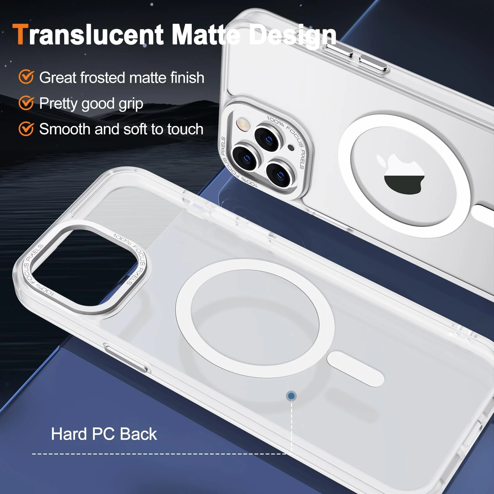 DL3 Mobilak Wallet Case with Card Slot for iPhone 11 Pro with Ring Holder and Magnetic Car-Mount Support - White