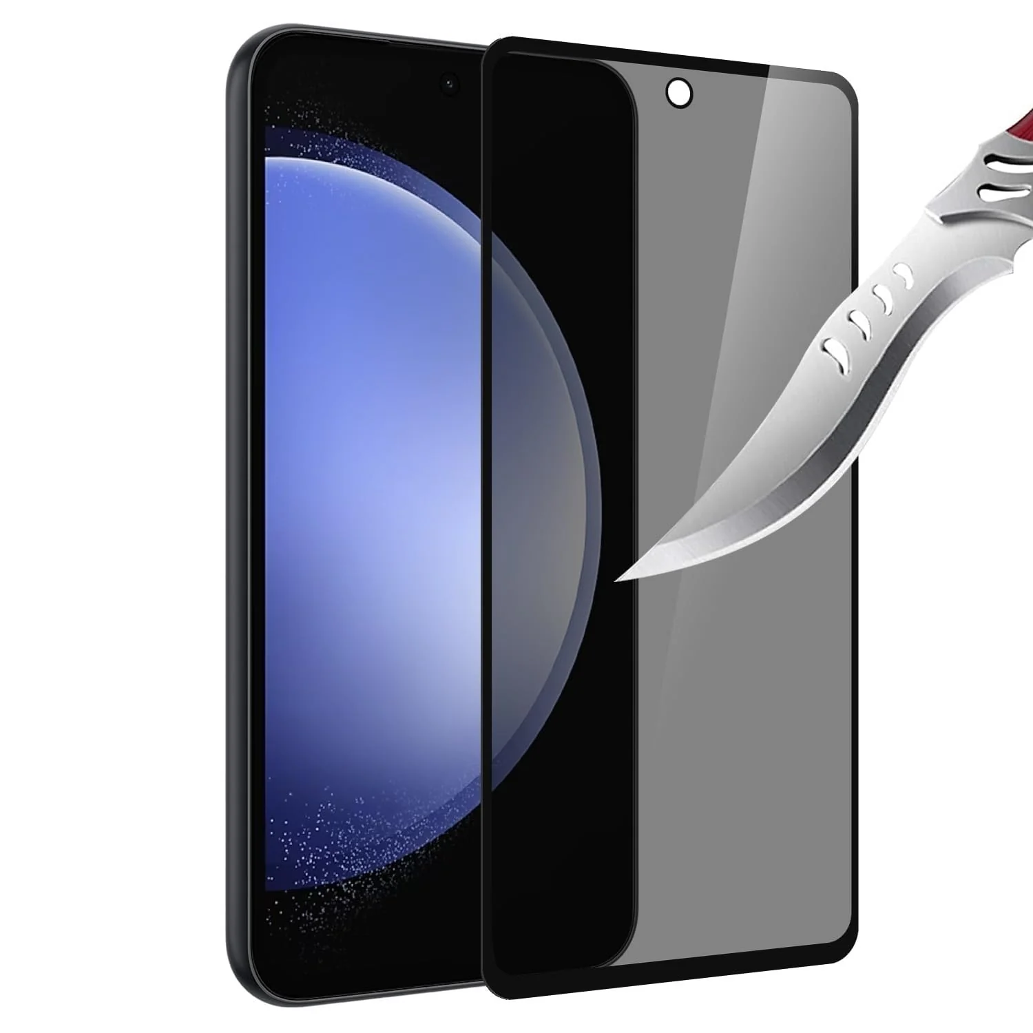 DL3 Mobilak Privacy Full Glass Screen Protector For OPPO Reno 11F - Black