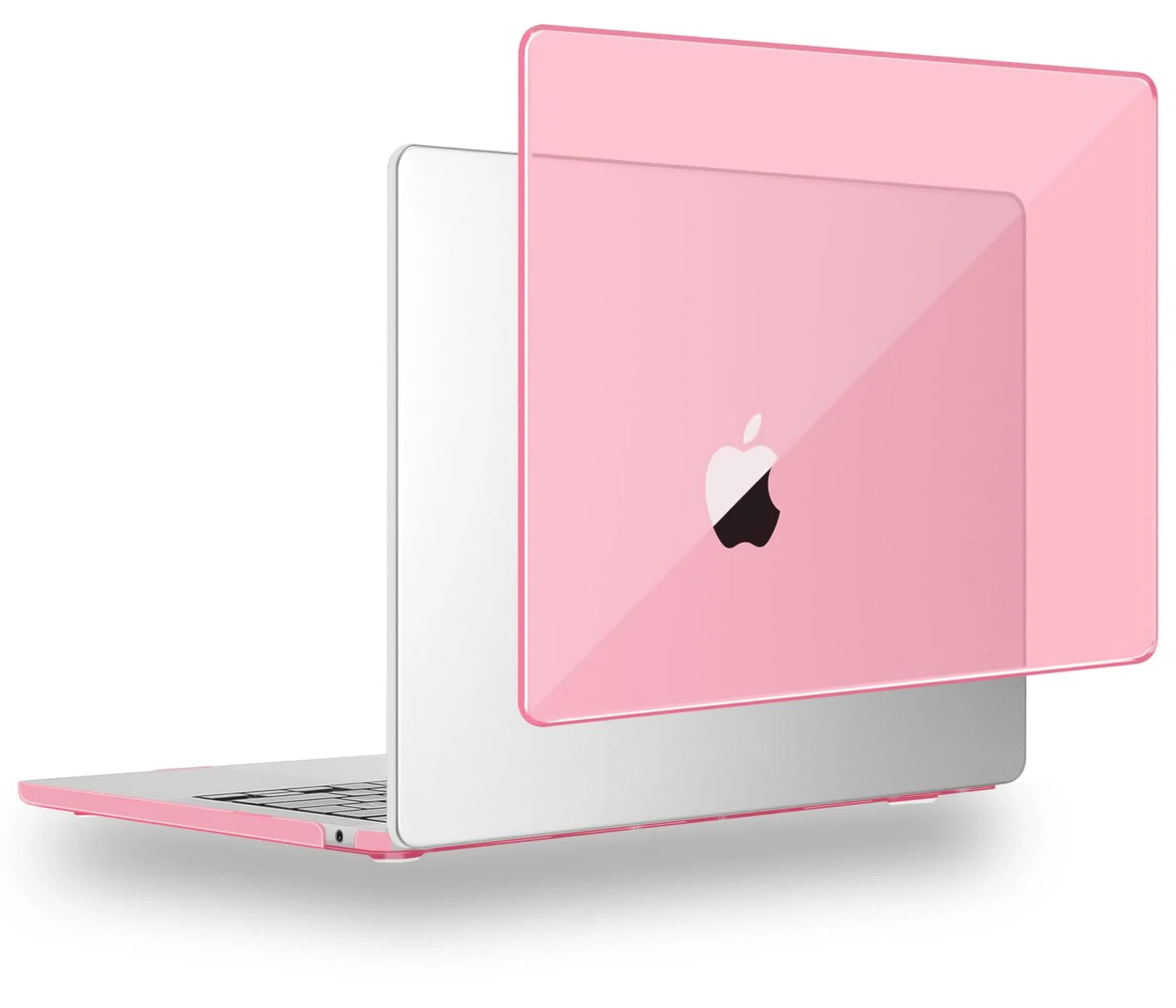 DL3 Mobilak Compatible with MacBook Pro 16 inch Case 2024 2023 2022 2021 M4 M3 M2 M1 A3403 A3186 A2991 A2780 A2485 Pro Max Liquid Retina Touch ID, Protective Plastic Hard Shell Cover - Pink
