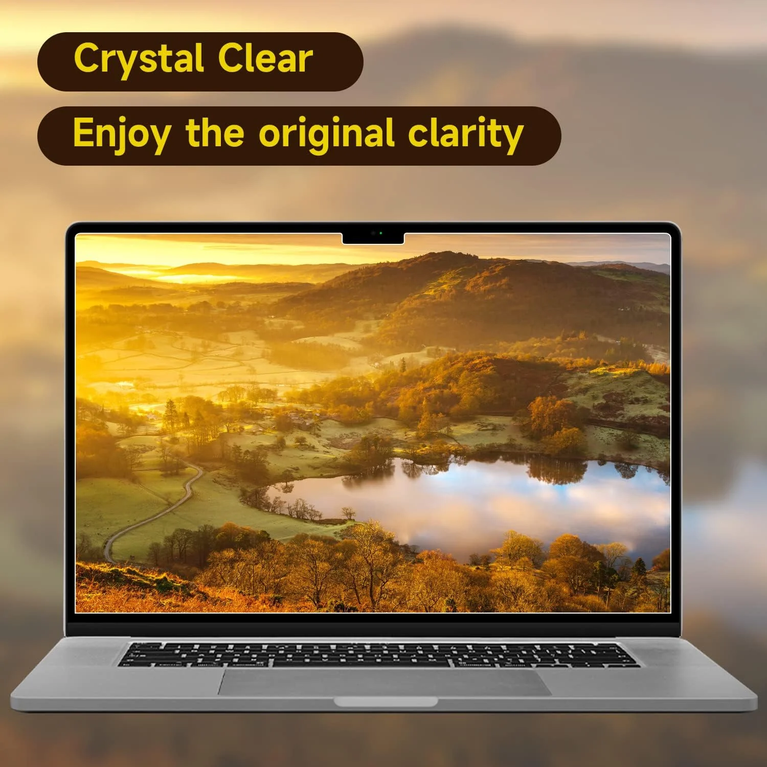 DL3 Mobilak Compatible with 2022 MacBook Air 13.6 inch Screen Protector, Eye Protection Anti Glare Film/Anti Scratch Matte Laptop Screen Protector for MacBook Air 13.6'' Apple M2 Chip A2681 - Clear