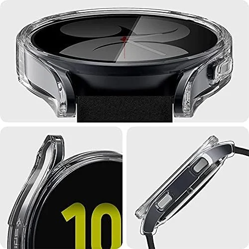 DL3 Mobilak Case Compatible with Samsung Galaxy Watch 4 44mm 2021 & Watch 5 44mm 2022 Case All-Around Screen Protector Watch Soft TPU Shockproof Cover Slim Guard Thin Bumper Protector - Clear