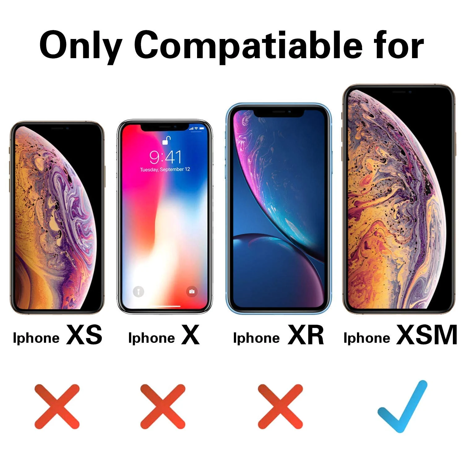 DL3 Mobilak Liquid Silicone Protective Case with Soft Microfiber Lining for iPhone XS Max - Clover