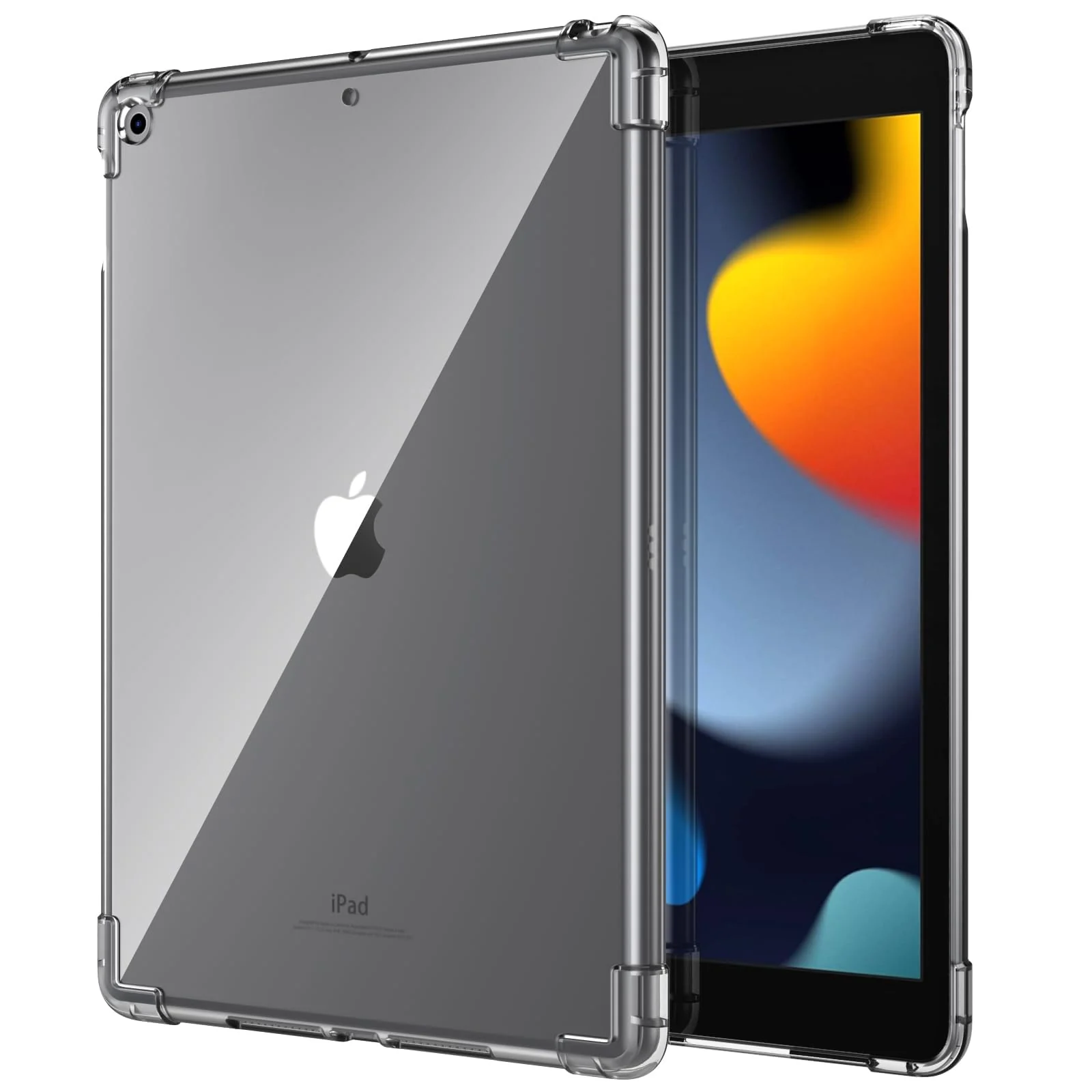 DL3 Mobilak Transparent Case Compatible with iPad Air 13 Inch M2 2024, iPad Pro 12.9 6th/5th Generation 2022/2021, Ultra Thin Silicone Shockproof Back Shell HD Transparent TPU Protective Cover - Clear