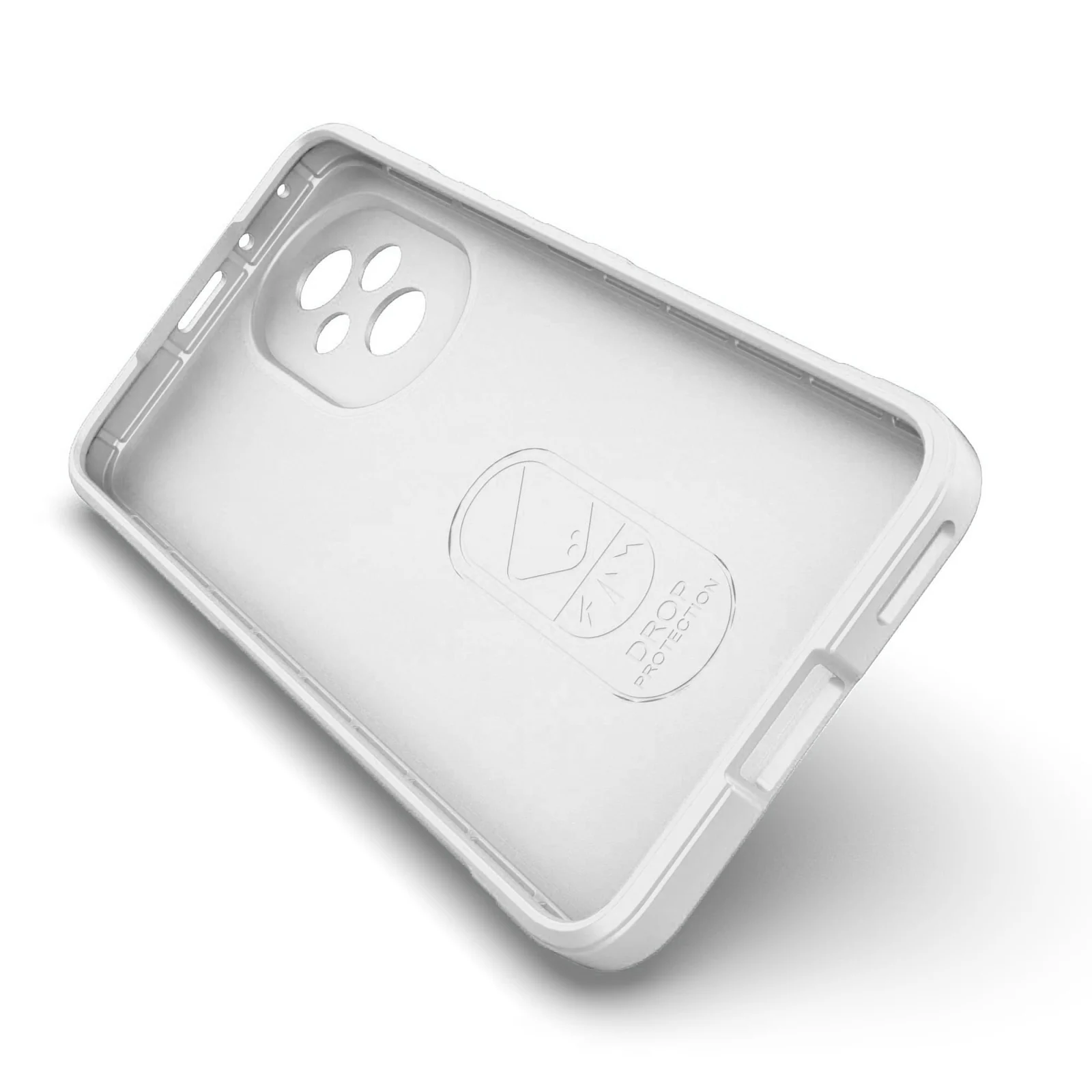 DL3 Mobilak Silicone Case for Honor 200 Pro 5G Heavy Duty Protective [Slim Fit] Shockproof Soft Flexible Protective Design Shock-Absorption TPU Cover With Camera Protection - White