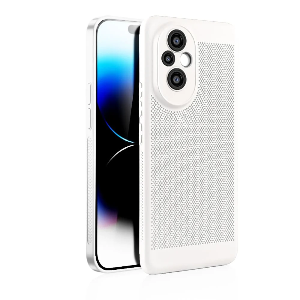 DL3 Mobilak PC Protective Case for Honor 200 Pro 5G with Camera Protection and Shockproof Design - White