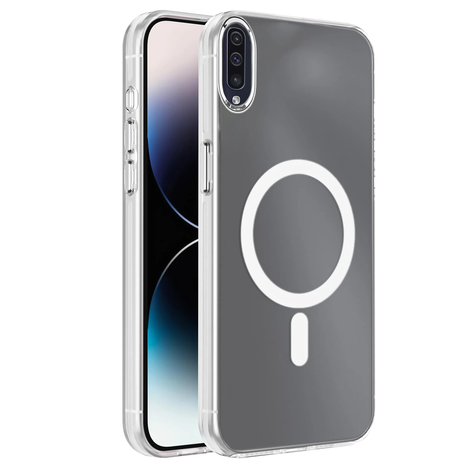 DL3 Mobilak Case For Samsung Galaxy A50 / A30S / A50S Case Crystal [Not Compatible with MagSafe] Soft TPU Gel Case Flexible Silicone Anti-Scratch TPU Cover - Clear