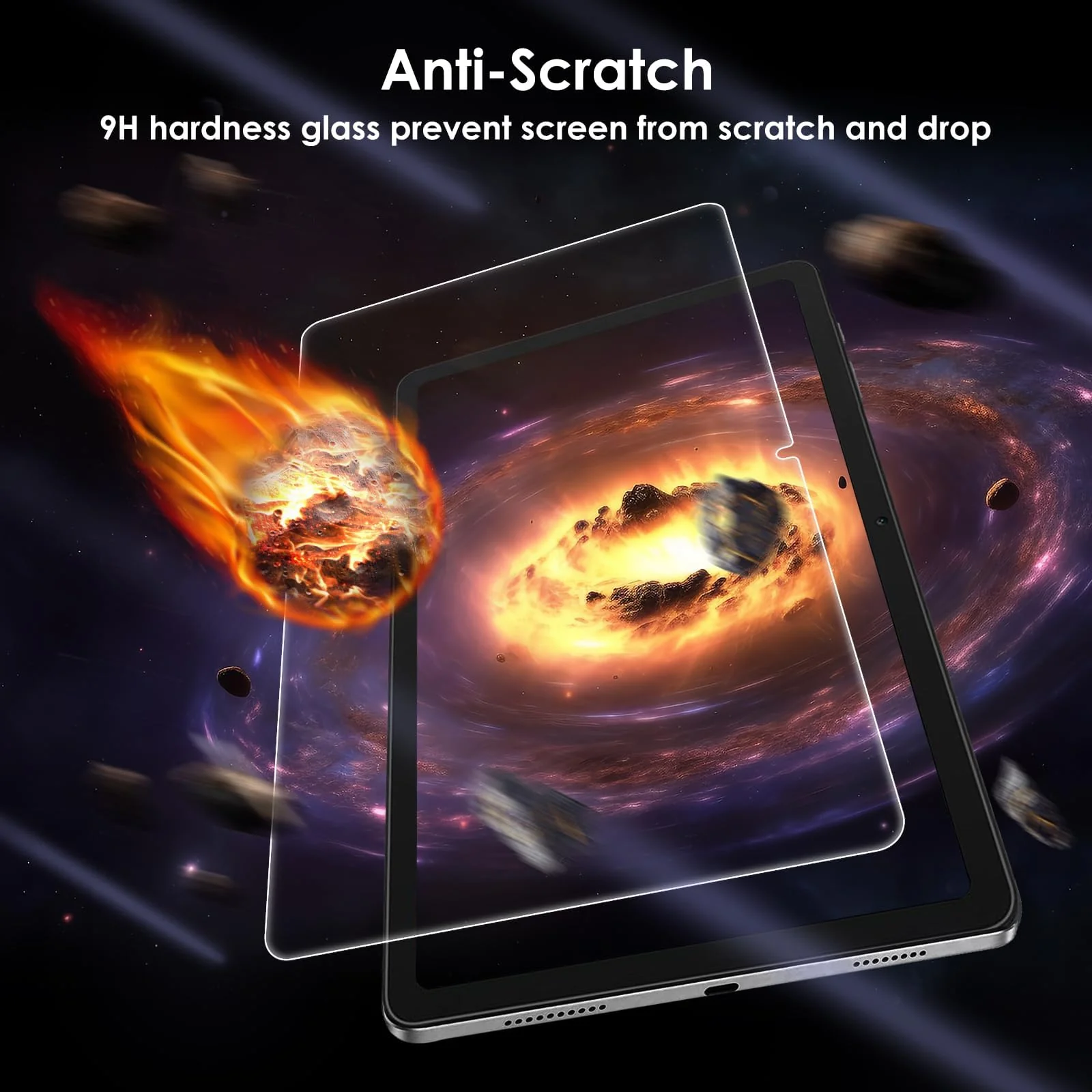 "DL3 Mobilak Screen Protector For Lenovo Tab M11 11-Inch/Tab K11 LTE 11"" 2024 Tablet Tempered Glass Film [HD Crystal ] [Easy Installation] [Scratch Resistant] [9H Hardness] - Clear"