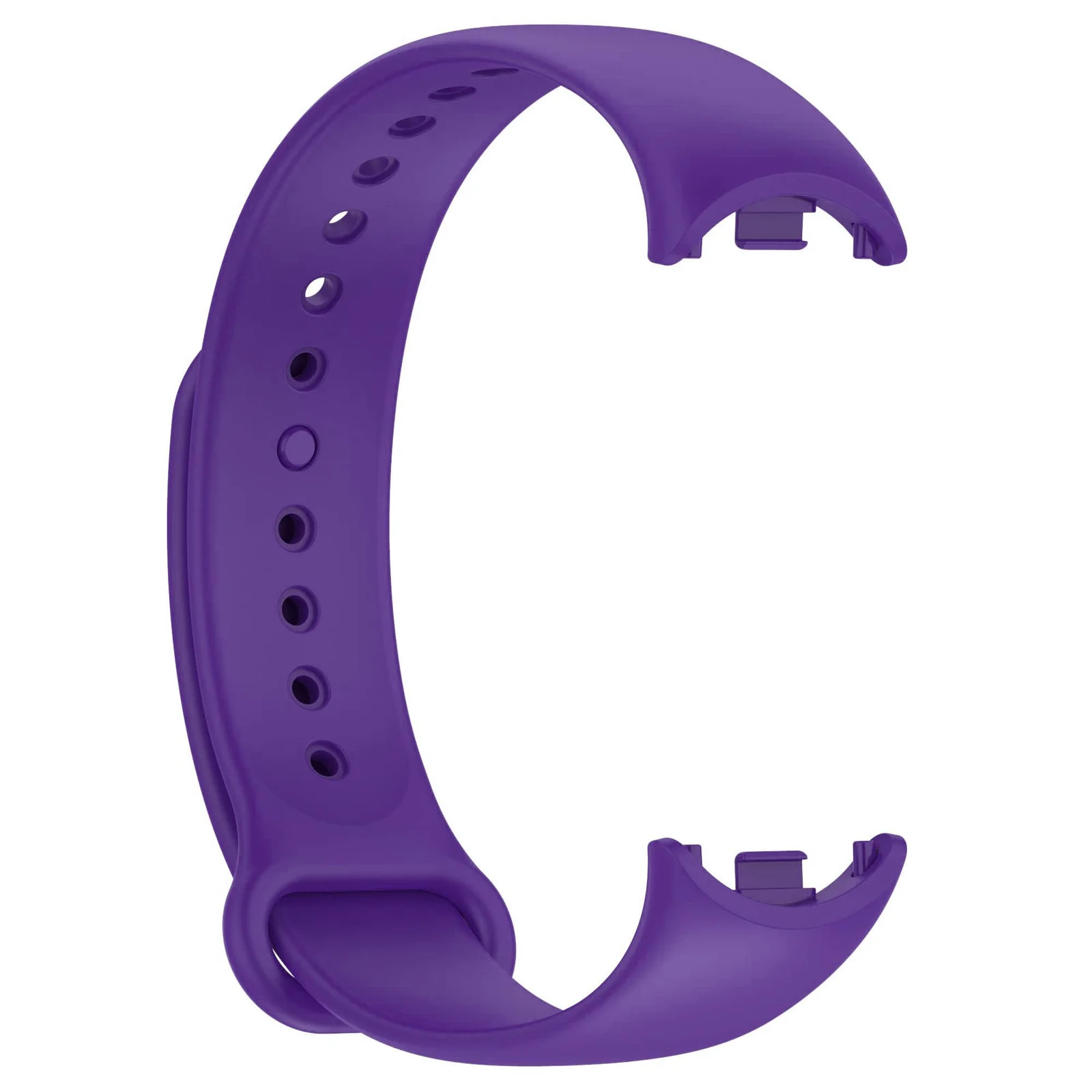 DL3 Mobilak Band Compatible with Xiaomi Mi Band 8 Replacement Band, Silicone Skin-Friendly Wrist Strap Adjustable Sports Wristbands for Women Men Xiaomi Band 8 Bracelets - Purple