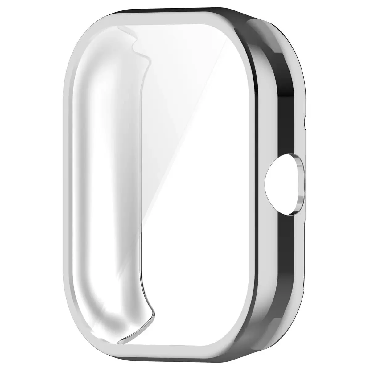 DL3 Mobilak Case Compatible with Xiaomi Redmi Watch 5 Case All-Around with Built-in Screen Protector Watch Soft TPU Shockproof Cover Slim Guard Thin Bumper Shell Protector For Redmi Watch5 - Silver