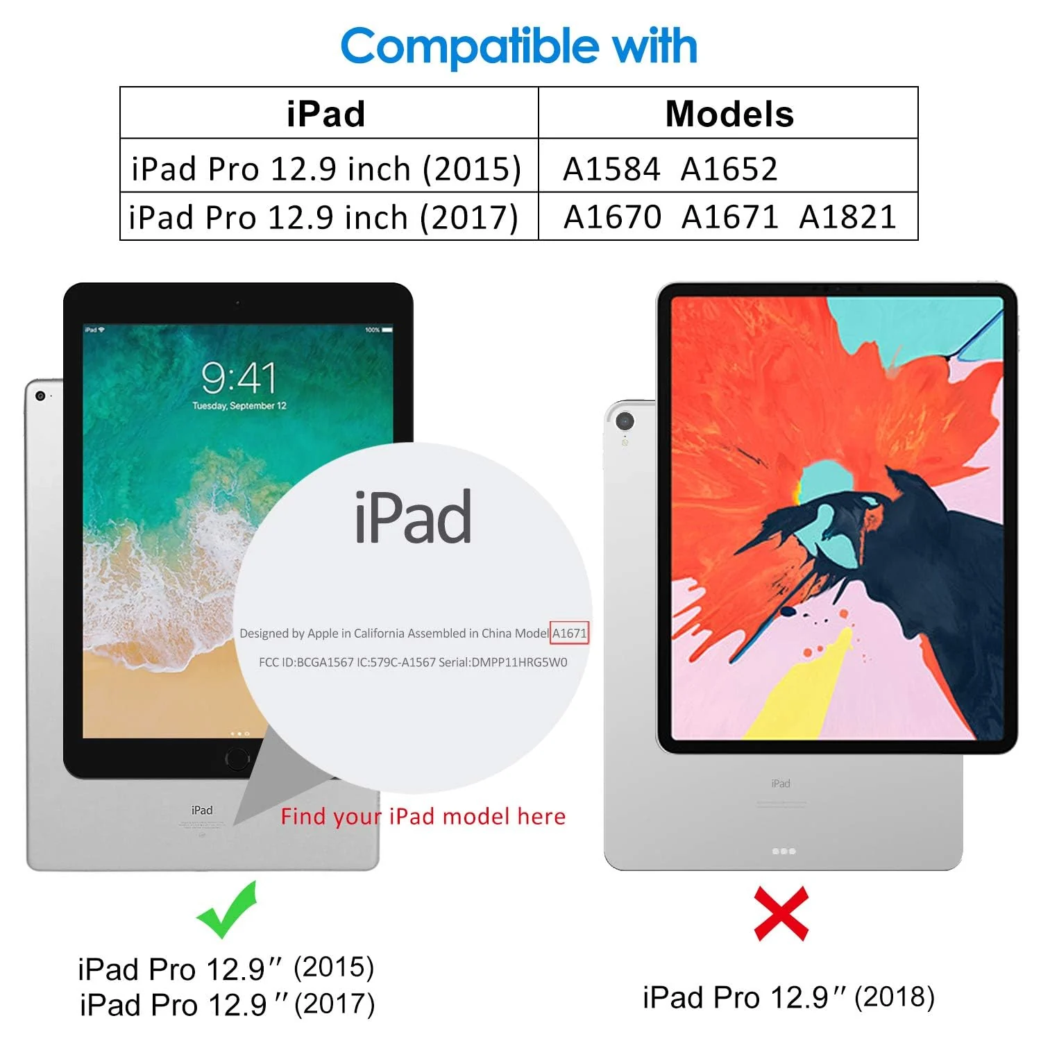 DL3 Mobilak Screen Protector For iPad Pro 12.9-Inch (2015/2017 Model, 1st/2nd Generation), Tempered Glass Film [HD Crystal ] [Easy Installation] [Scratch Resistant] [9H Hardness] - Clear