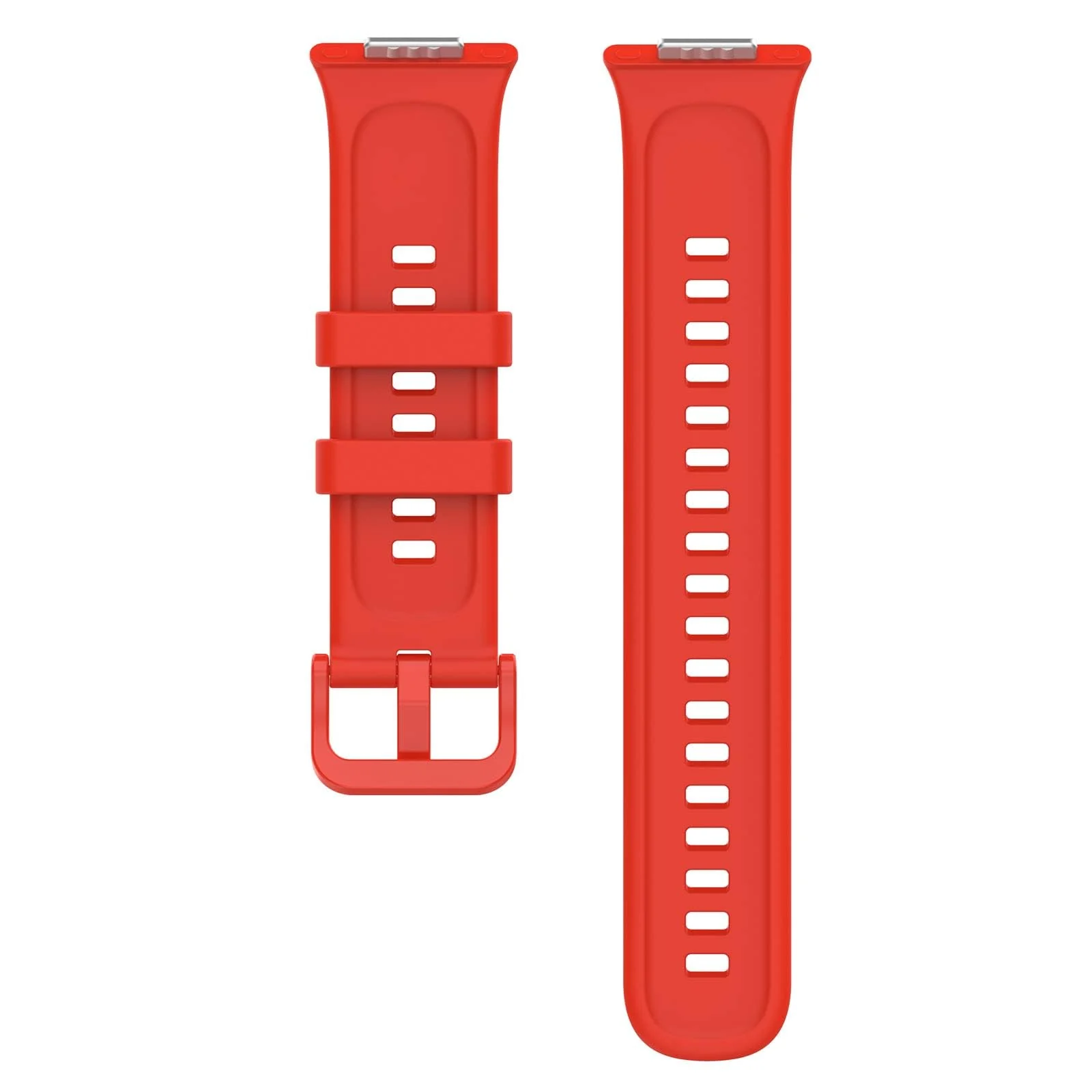 DL3 Mobilak Strap Watch Silicone Compatible With Huawei Watch Fit 2, Sport Silicone Watch Band Wrist Strap, Bracelet Wristband Wrist Strap For Huawei Watch Fit 2 - Red