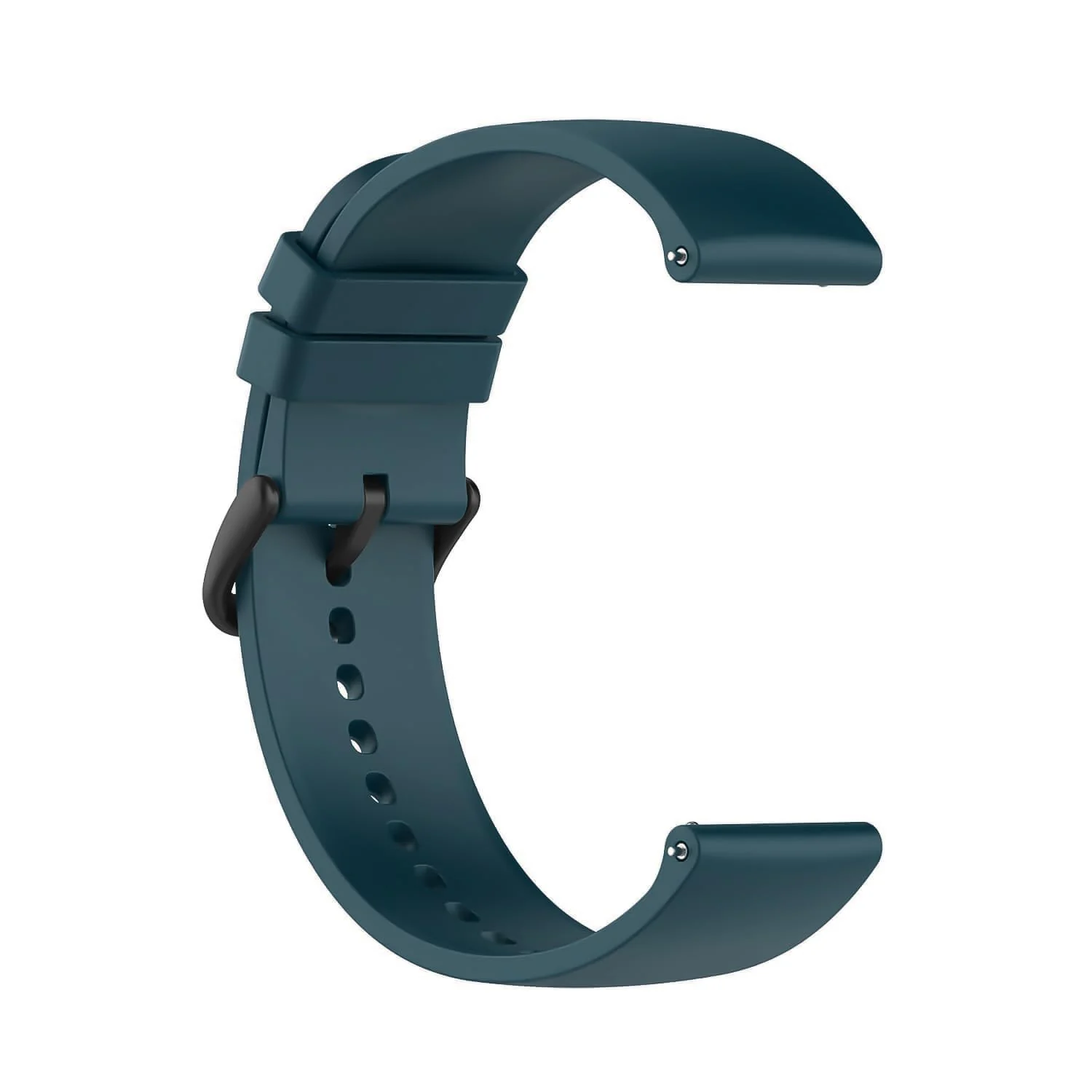 DL3 Mobilak Silicone Buckle Band 22MM Strap For Xiaomi Redmi Watch 5 Active/5 Lite/Samsung Galaxy Watch 3 45mm/Watch 46mm/Gear S3/Huawei watch GT5 GT4 GT3 GT2 GT 46MM/GT2E/GT3 Pro GT 5 Pro - Dark Teal