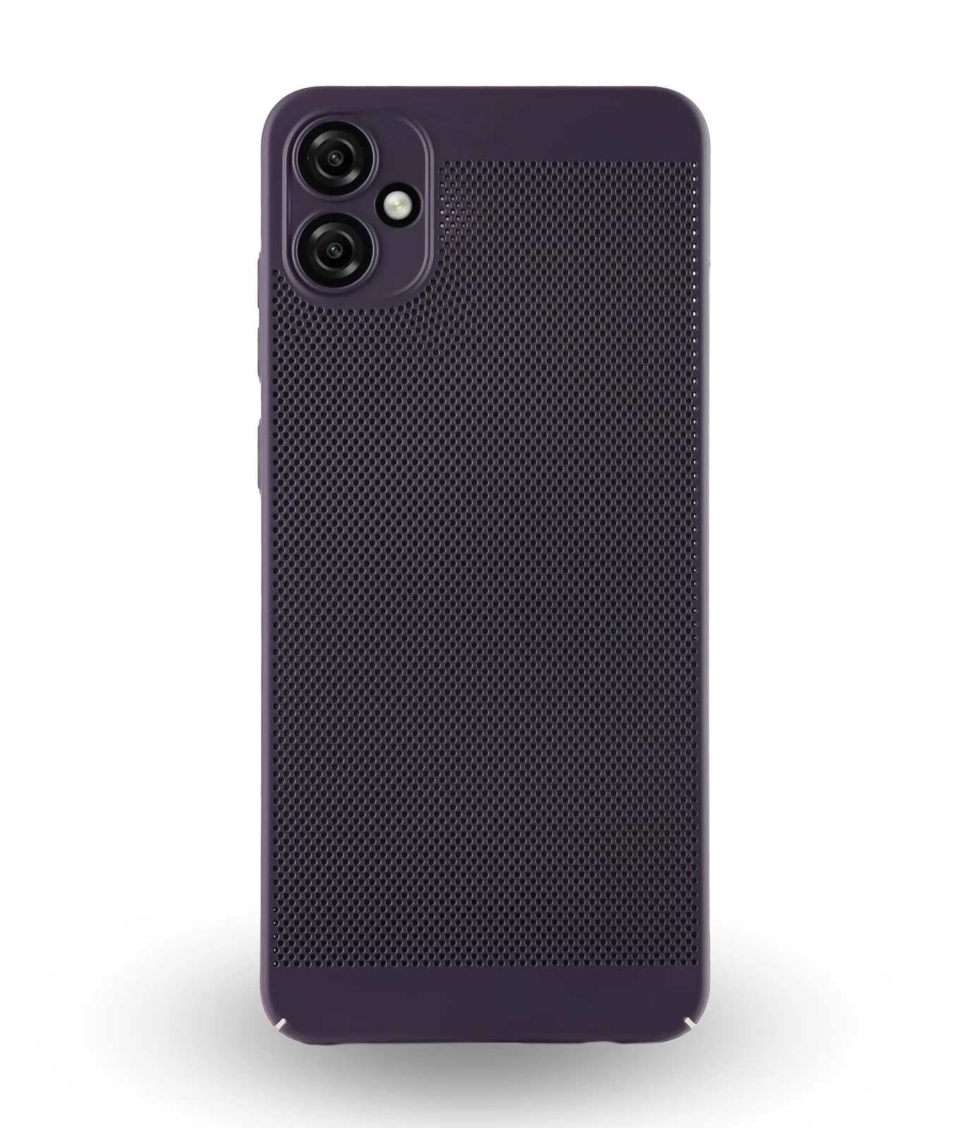 Dl3 Mobilak Case For Samsung Galaxy A05 Heat Dissipation Case with Built-in Camera Lens Protector Slim Fit Breathable Cooling Anti-Fingerprint Hard PC Back Shockproof Cover - Black