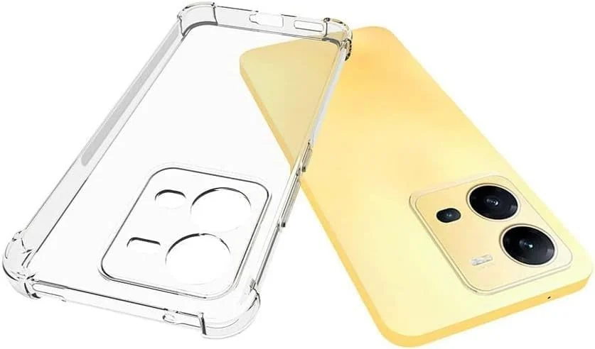 DL3 Mobilak Clear TPU Case for vivo V25e / vivo V25 5G, Camera protection, Shock-absorbing protection, Scratch-resistant surface - Clear