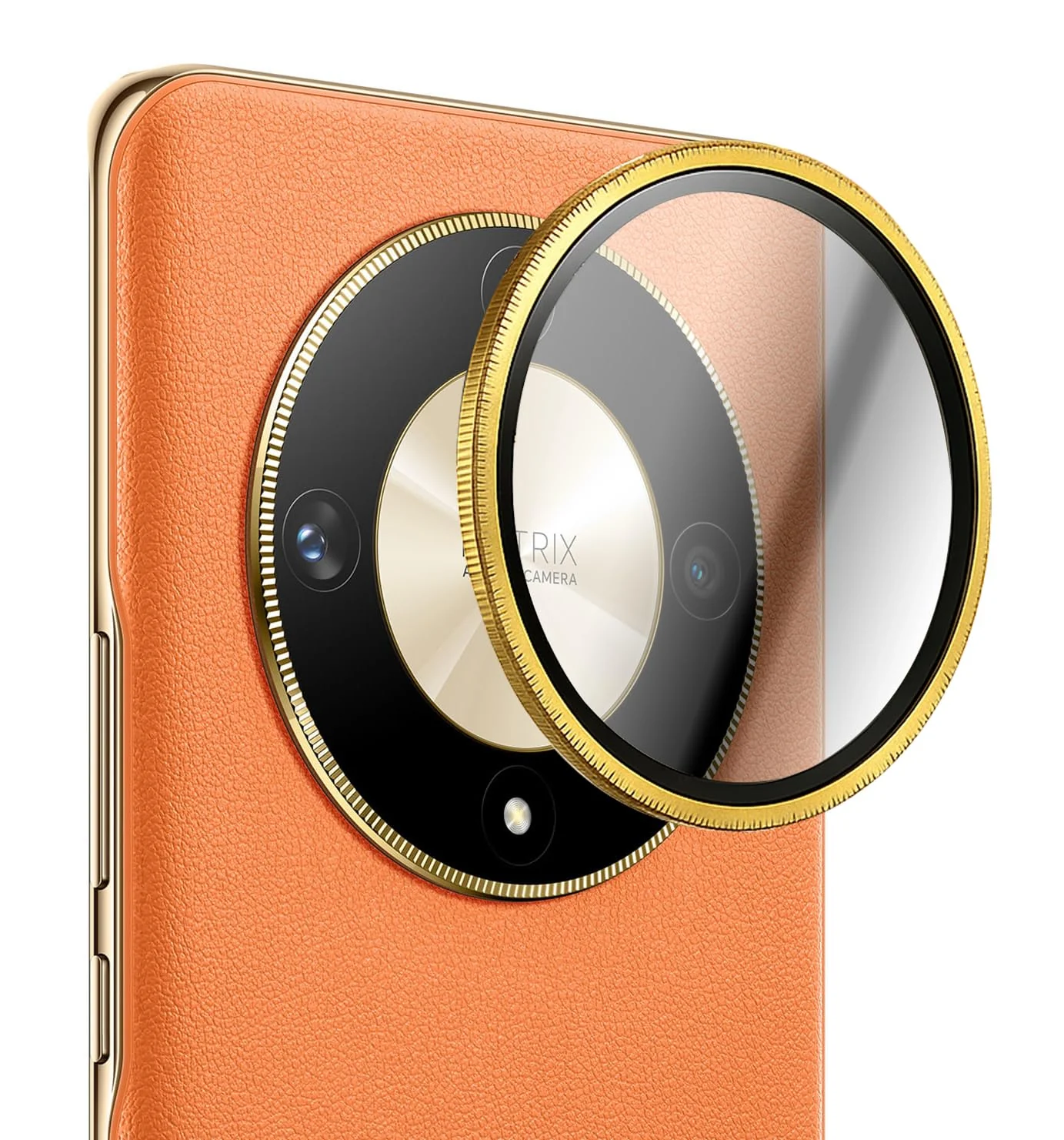 DL3 Mobilak Camera Lens Protector for Honor X9c/Honor X9b Accessories, 9H Tempered Glass Metal Individual Ring Camera Cover Screen Protector, Case Friendly, Anti Scratch