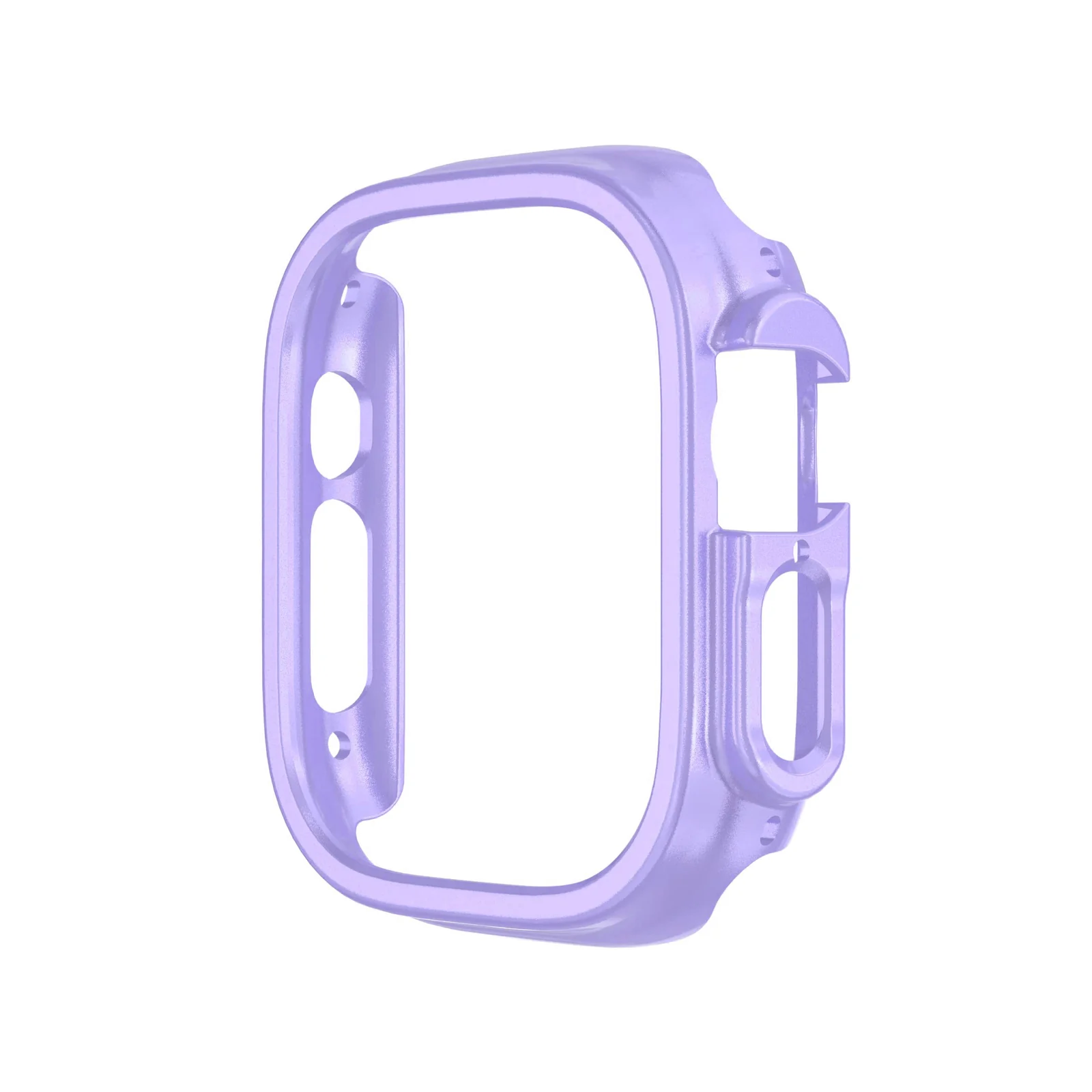 DL3 Mobilak Compatible For Apple Watch Ultra Case 49mm, Shockproof Ultra-Thin Hard PC Bumper Case All-Around Edge Protective Cover Frame[NO Screen Protector] for iWatch Accessories - Purple