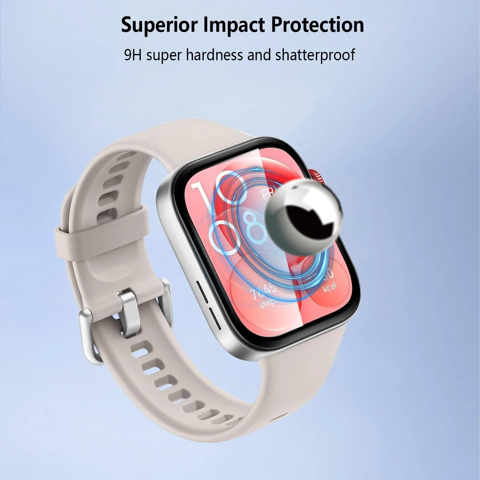DL3 Mobilak Screen Protector For Huawei Watch Fit 3, 3D Curved Soft Edge Protective Film [Anti-Scratch] [Bubble Free] [Ultra Shatterproof] [High Sensitive] (Not Glass) For Huawei Watch Fit3 - Black