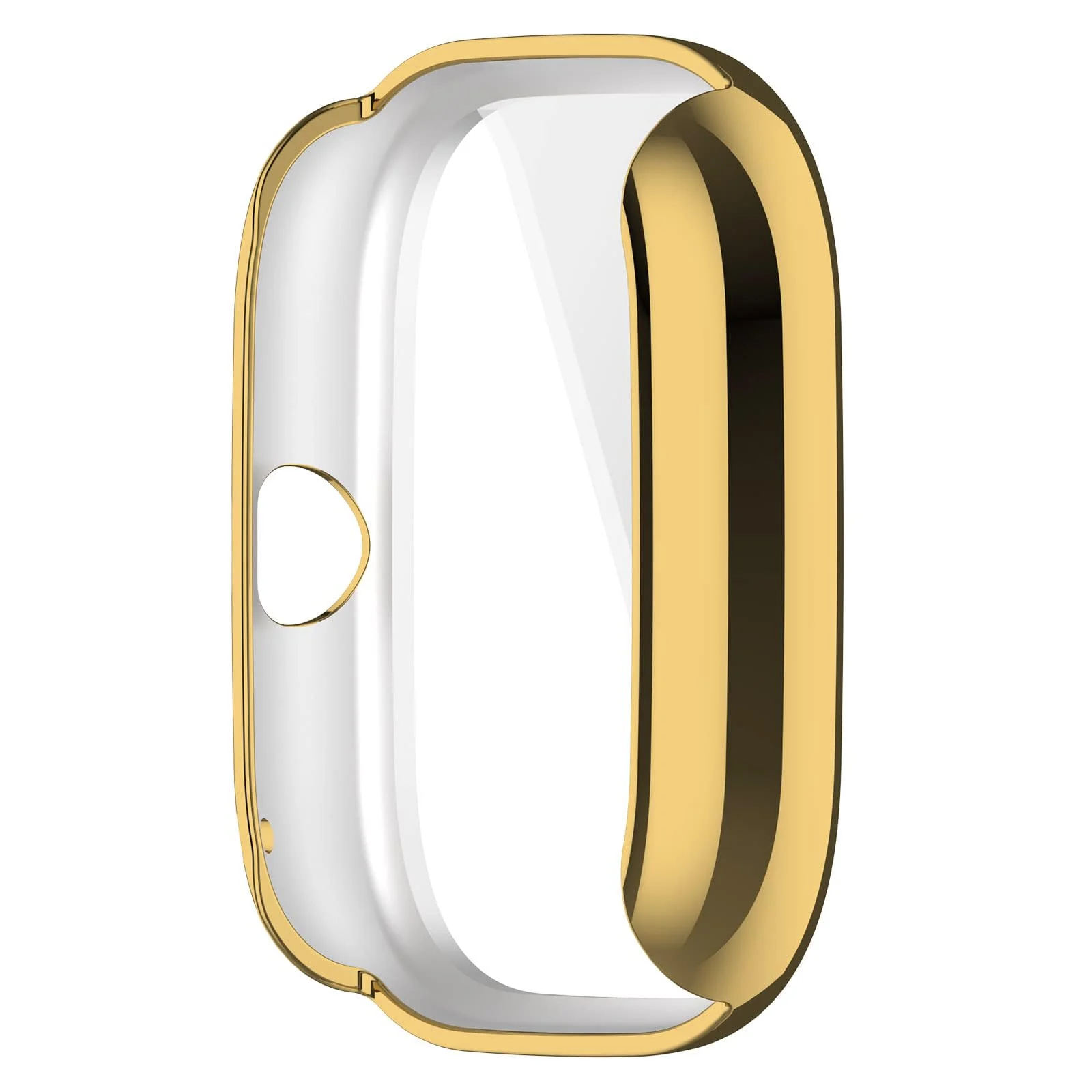 DL3 Mobilak Case Compatible with Amazfit GTS 4 Mini (Not for GTS4) Case All-Around Screen Protector Watch Soft TPU Shockproof Cover Slim Guard Thin Bumper Shell Protector - Gold
