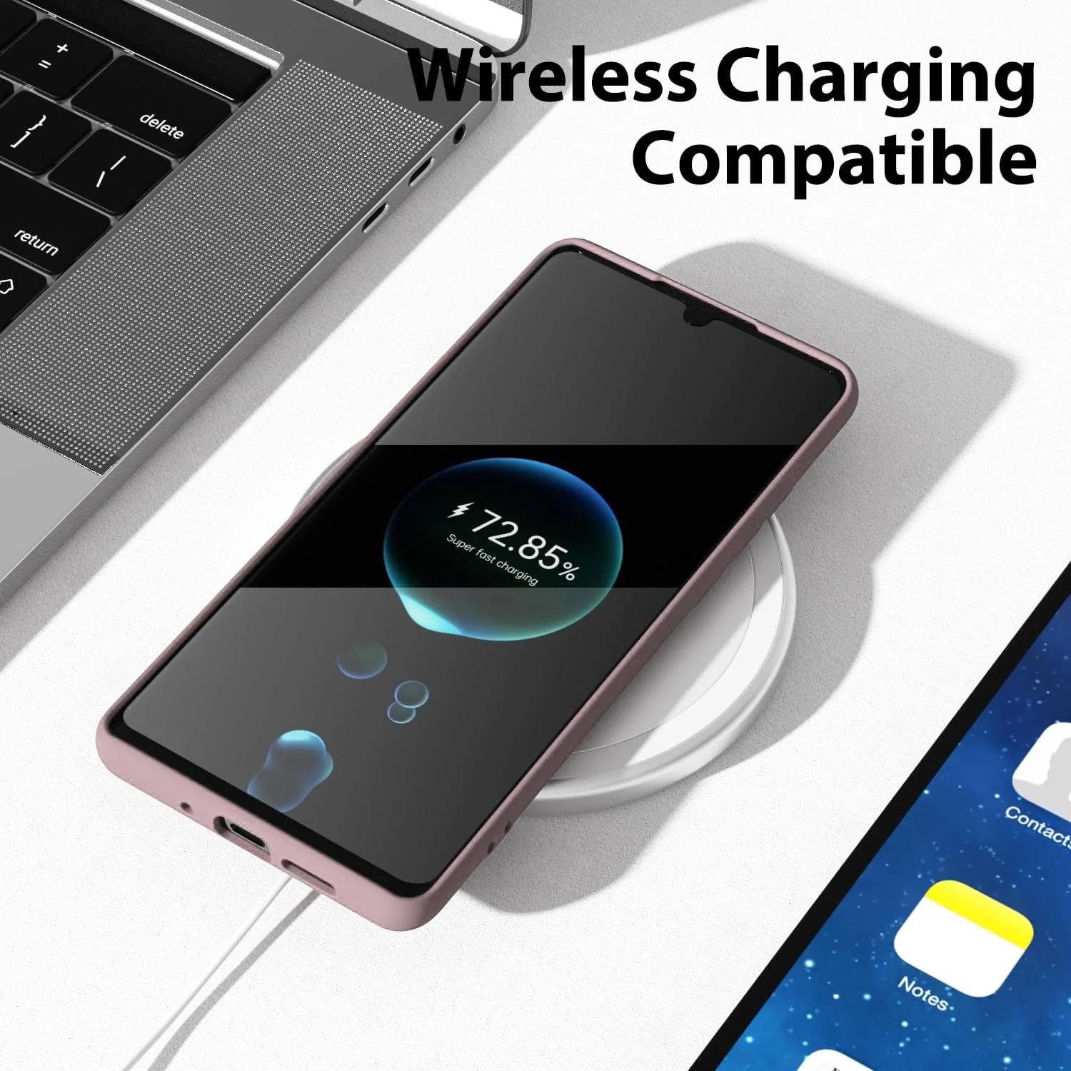 DL3 Mobilak Soft Silicone Gel Bumper Case for Huawei P30 Pro - Cashmere