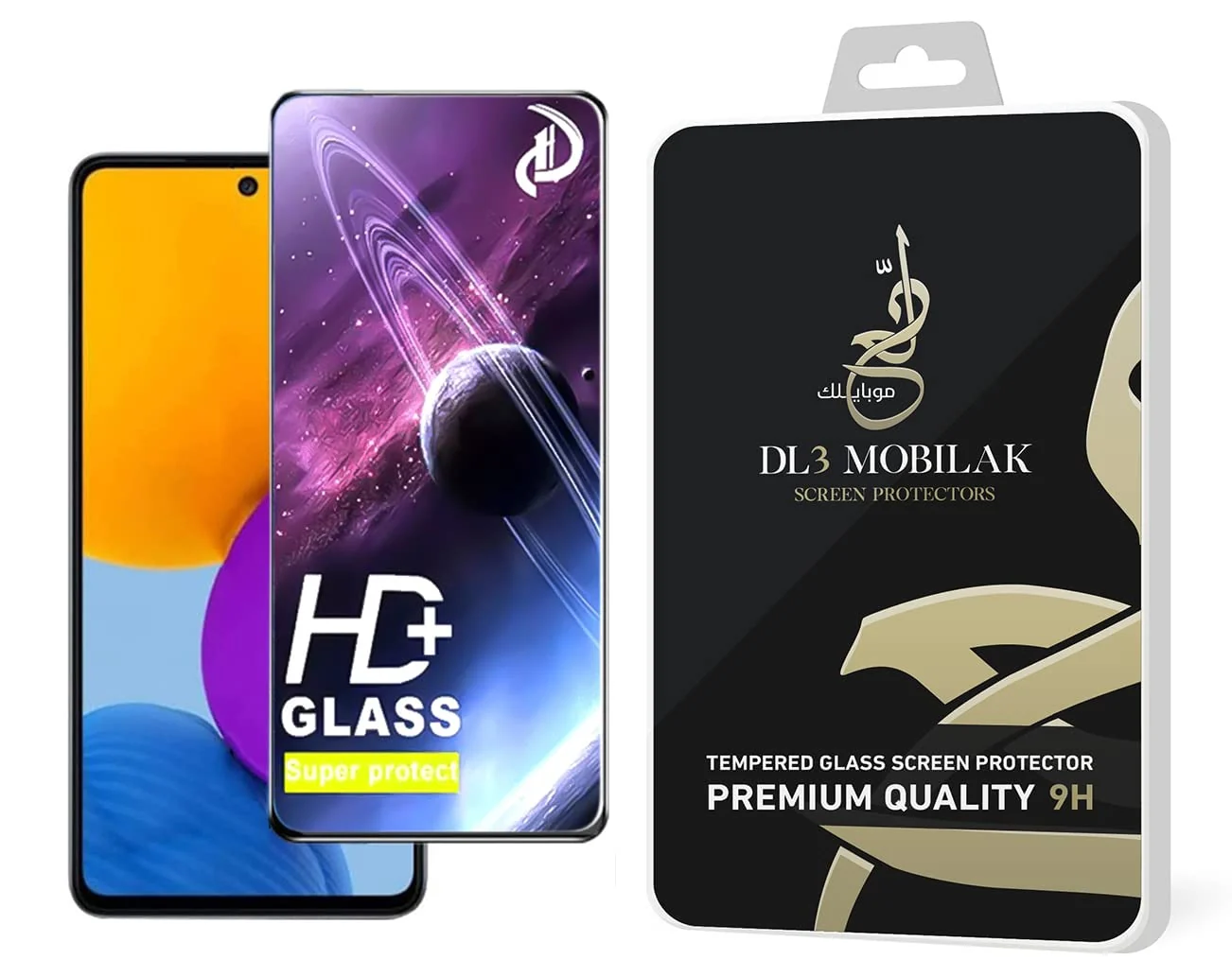 DL3 Mobilak 5D Glass HD Plus Screen Protector For Samsung Galaxy A54 5G - Black