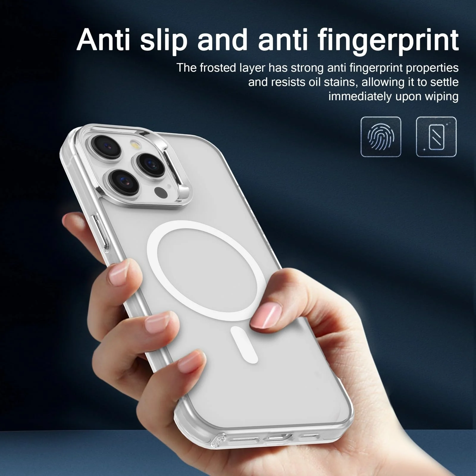 DL3 Mobilak Case For OPPO Reno 14 5G / Reno 15 Case Crystal Clear [Not Compatible with MagSafe] Soft TPU Gel Case Flexible Silicone Anti-Scratch Transparent TPU Cover - White