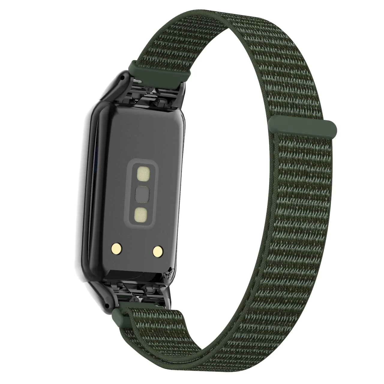 DL3 Mobilak Nylon Band for Honor Band 6/Huawei Band 6 Pro/Huawei Band 6, Nylon Watch Strap Sport Wristband Soft Replacement Watch Strap Adjusable Wrist for Women Men - Green