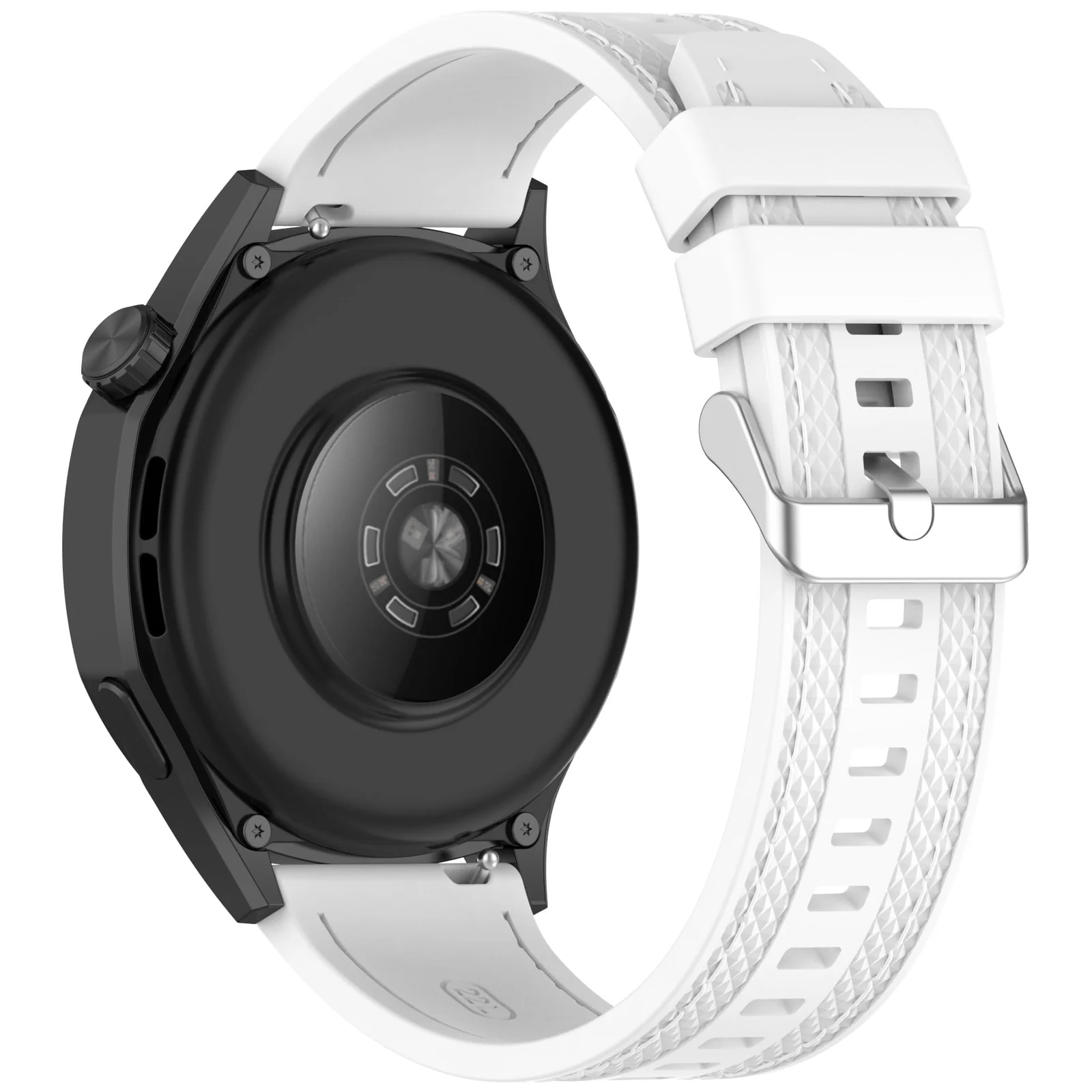 DL3 Mobilak 22mm Rubber Strap Compatible with Huawei Watch GT 6 46mm/GT 6 Pro/GT5 46mm/GT 5 Pro/GT4 46mm/GT 3 Pro, Soft Durable Bracelet Nylon Silicone Replacement Band for Huawei Watch 4 Pro/Watch 3