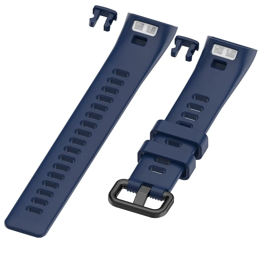 DL3 Mobilak Strap Compatible with Huawei Band 4 Pro/Huawei Band 3 Pro/Huawei Band 3, Soft Silicone Sports Bracelet for Huawei Band 4 Pro/Band 3 Pro/Band3 - Blue