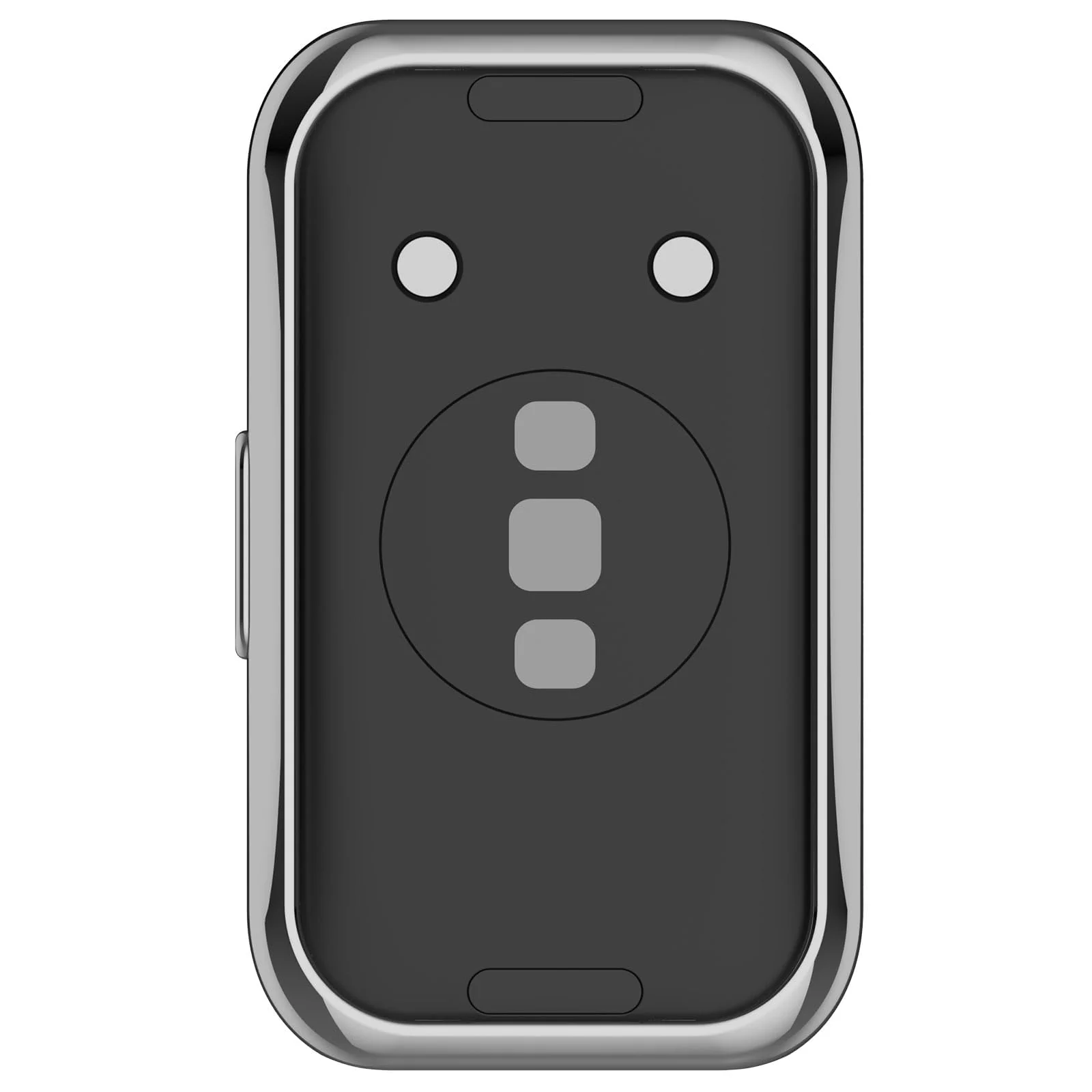 DL3 MOBILAK Case for HUAWEI Band 9 / HUAWEI Band 8 TPU Silicon All-Around Screen Protector Cover Bumper Protector Full Cover Screen Protection - Silver