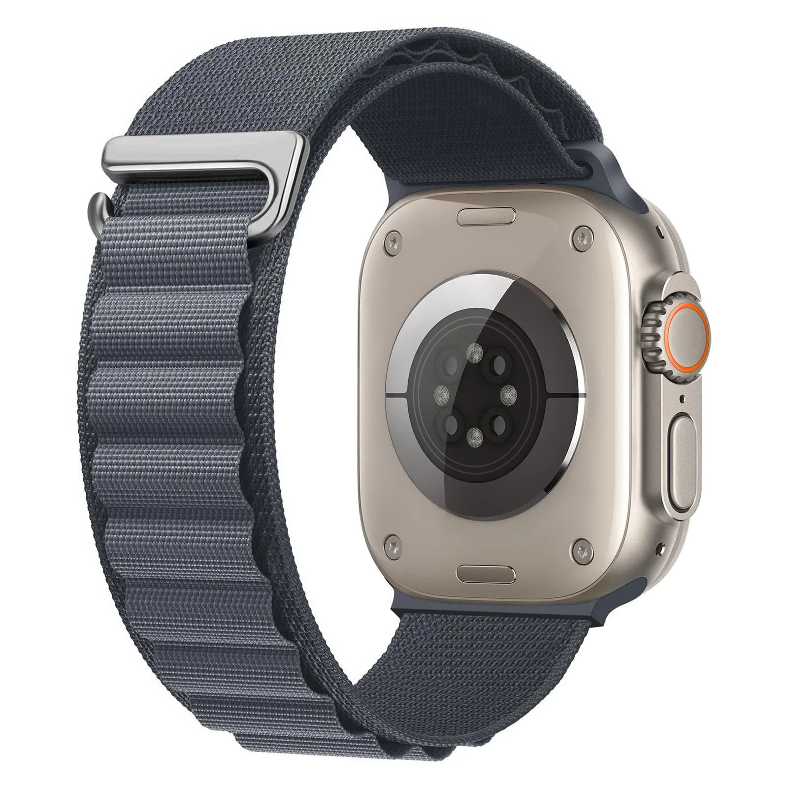 Apple Watch Ultra 49MM 45MM 44MM 42MM — DL3 Mobilak Trail/Alpine Loop Nylon Band Compatible with Apple Watch Ultra 2/Ultra Band 49mm 45mm 44mm 42mm, Adjustable with Metal C-Hook Strap for iWatch Ultra Series 9/8/7/6/5/4/3/2/1/SE2/SE