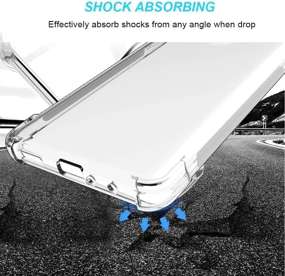 DL3 Mobilak Case Compatible with Oneplus Nord N10 5G, Cover Silicone TPU Gorilla Anti-shock Protector Camera Shockproof Corners - Clear