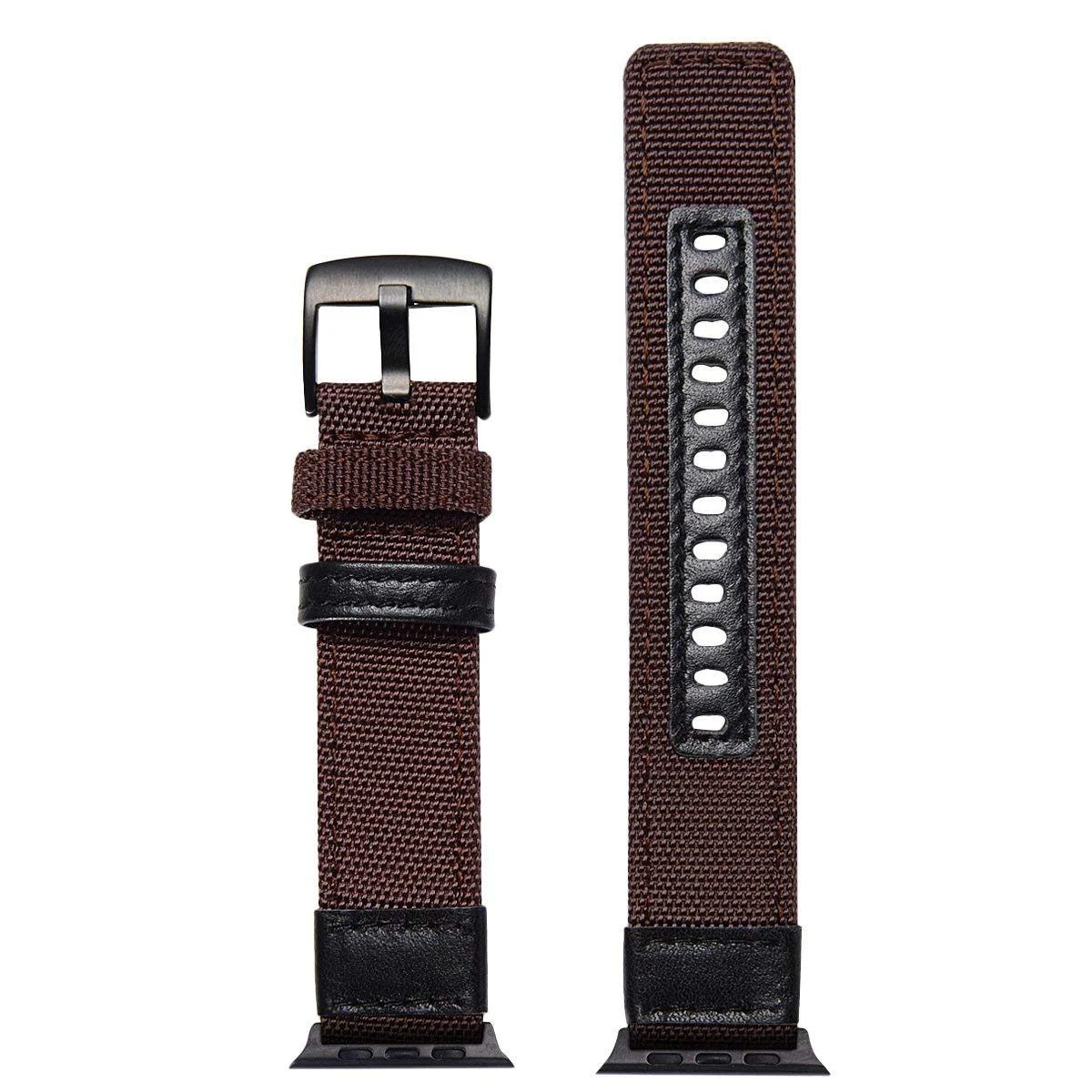 DL3 Mobilak Nylon Solo Loop Stretchy Straps For Apple Watch Band 49mm 45mm 44mm 42mm 41mm 40mm 38mm, Elastic Wristbands for iwatch Series 8 Ultra 7 6 5 4 3 2 1 Se (A. , 42MM/44MM/45MM/49MM) - A.Brown