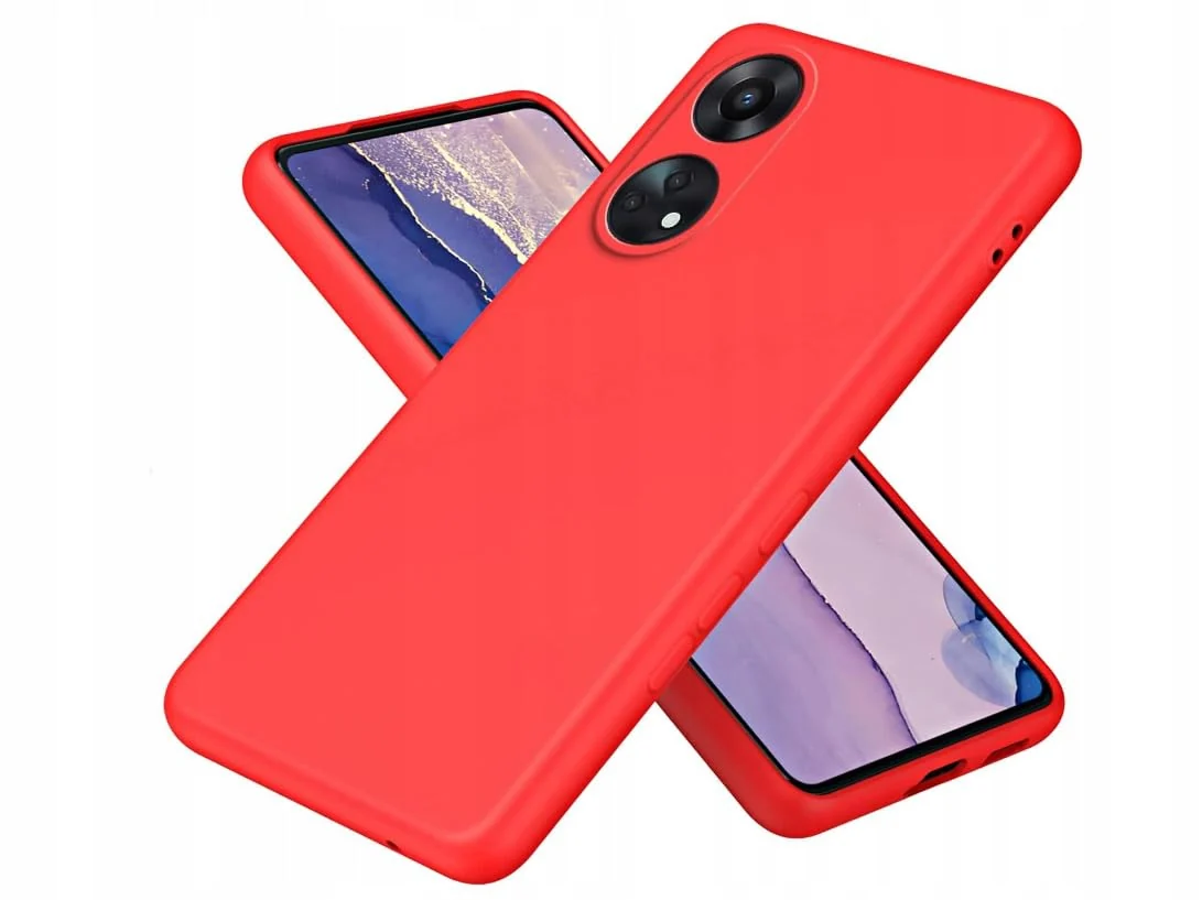 Dl3 Mobilak Case Compatible with OPPO Reno 8T 4G (Not 5G), Soft Silicone Bumper Case, Shockproof Protective Case (Black)