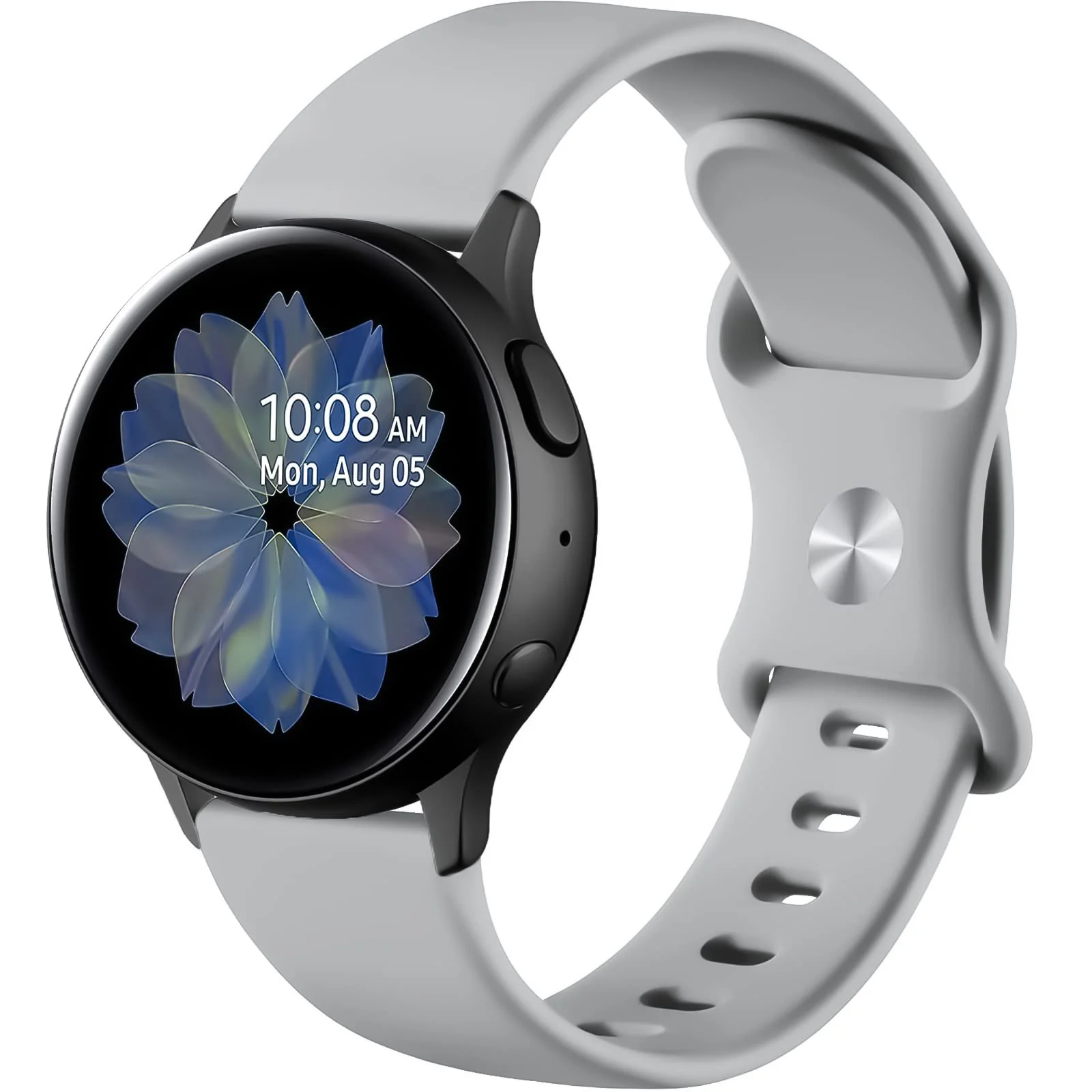 Samsung galaxy watch 3 45MM / galaxy 46MM / Gear S3 / Huawei watch GT3 46MM / GT2E / GT 46MM) / GT2 Pro / GT2 46MM / Magic Watch2 46MM — DL3 Mobilak Silicone Band 22MM Strap For Samsung Galaxy Watch 3 45mm/Watch 46mm/Gear S3/For Huawei watch GT4 GT3 46MM/Watch 3&4/3&4 Pro/GT2E/GT2 Pro/GT GT2 46MM/Amazfit GTR 4/3/3 Pro/2/2e - Grey