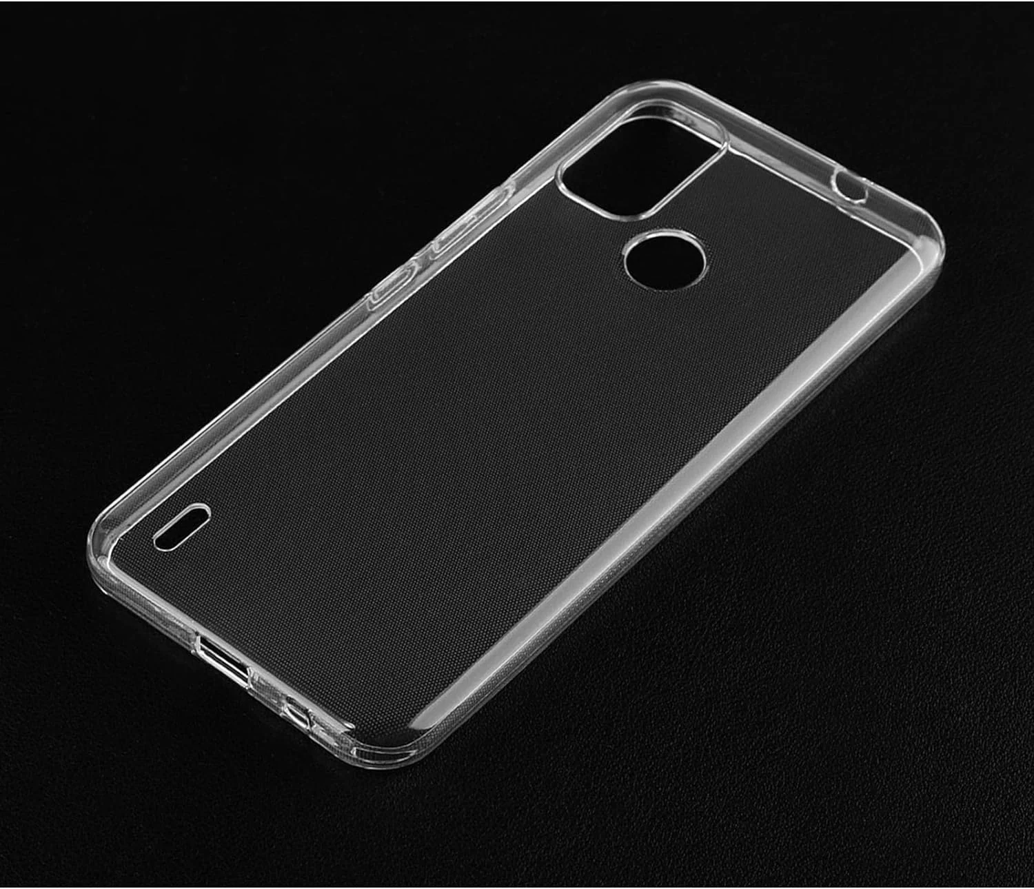 DL3 Mobilak Case Compatible with Nokia C21 Plus Case Crystal Soft TPU Gel Case Flexible Silicone Anti-Scratch Camera Protection TPU Cover - Clear