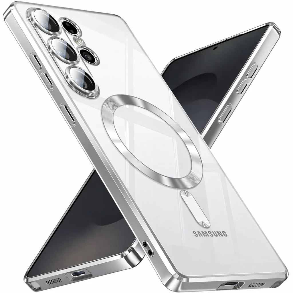 Samsung Galaxy S26 Ultra — DL3 Mobilak Plated-Edge Protective Case for Samsung Galaxy S26 Ultra, Compatible with MagSafe accessories, Supports wireless charging, Camera protection