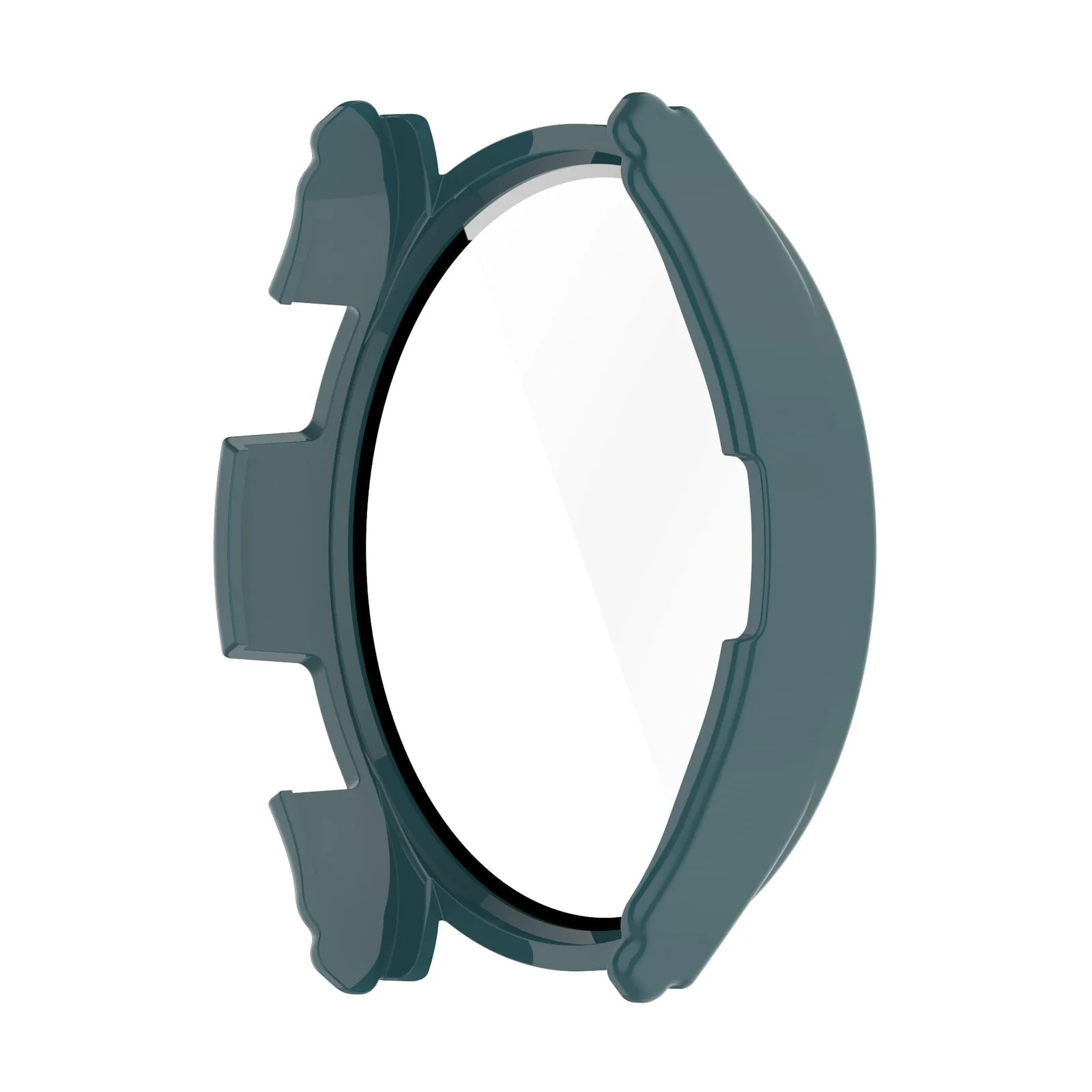 DL3 Mobilak Protective Case Compatible with Samsung Galaxy Watch 4 40mm 2021 & Samsung Galaxy Watch 5 40mm 2022 9H Hardness PC Case Bumper Full Slim Protective Cover with Tempered Glass - Green