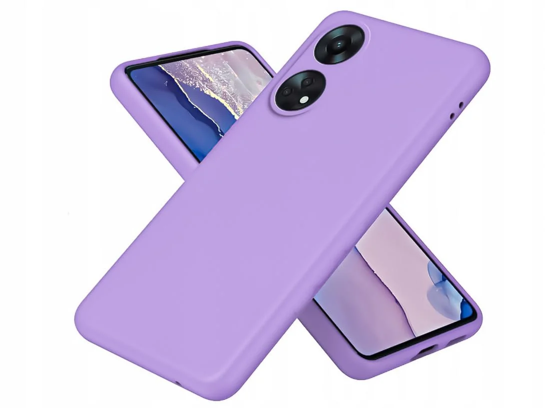 Dl3 Mobilak Case Compatible with OPPO Reno 8T 4G (Not 5G), Soft Silicone Bumper Case, Shockproof Protective Case (Black)