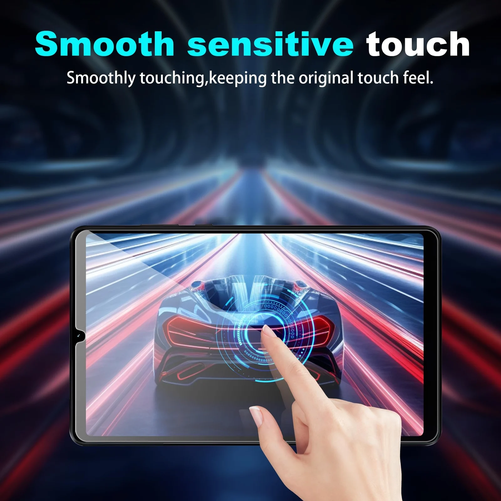 DL3 Mobilak Screen Protector For Xiaomi Redmi Pad SE 8.7 Inch Tablet Tempered Glass Film [HD Crystal ] [Easy Installation] [Scratch Resistant] [9H Hardness] - Clear