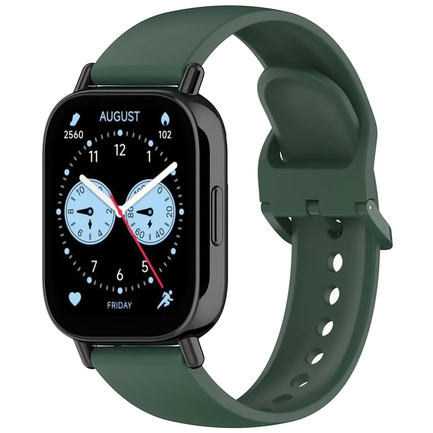 DL3 Mobilak Straps Compatible with Xiaomi Redmi Watch 5 Active/Redmi Watch 5 Lite Bracelet, 22mm Soft Silicone Replacement Band Sports Strap Wristbands [Wear-resistant] [breathable] - Green