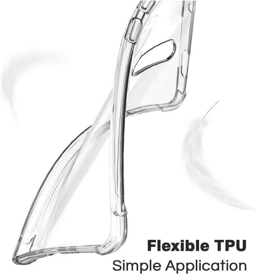 DL3 Mobilak Case Compatible with OnePlus 7 Pro, Cover Silicone TPU Gorilla Anti-shock Protector Camera Shockproof Corners - Clear