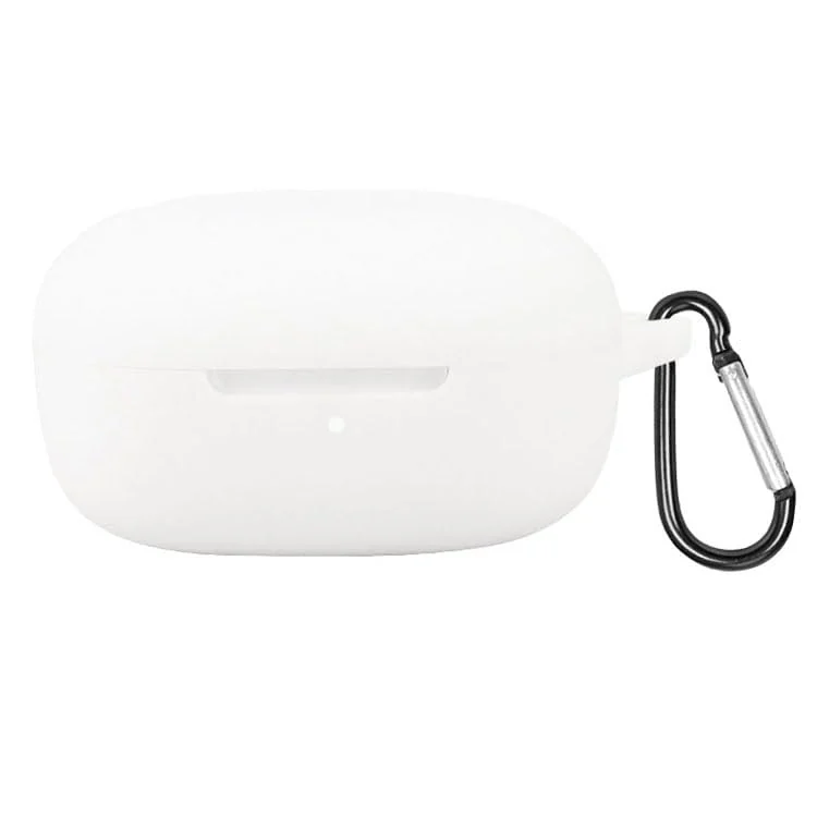 DL3 Mobilak Silicone Cover Case Compatible with Xiaomi Redmi buds 6 Play Portable Protective Case Cover With Keychain For Xiaomi Redmi buds 6 Play - White
