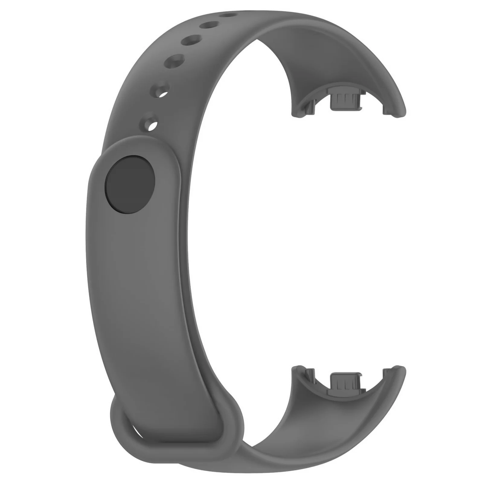 DL3 Mobilak Band Compatible with Xiaomi Mi Band 10/9/8 Replacement Strap, Silicone Skin-Friendly Wrist Strap Adjustable Sports Wristbands for Women Men Xiaomi Smart Band 8/9/10 - Dark Grey