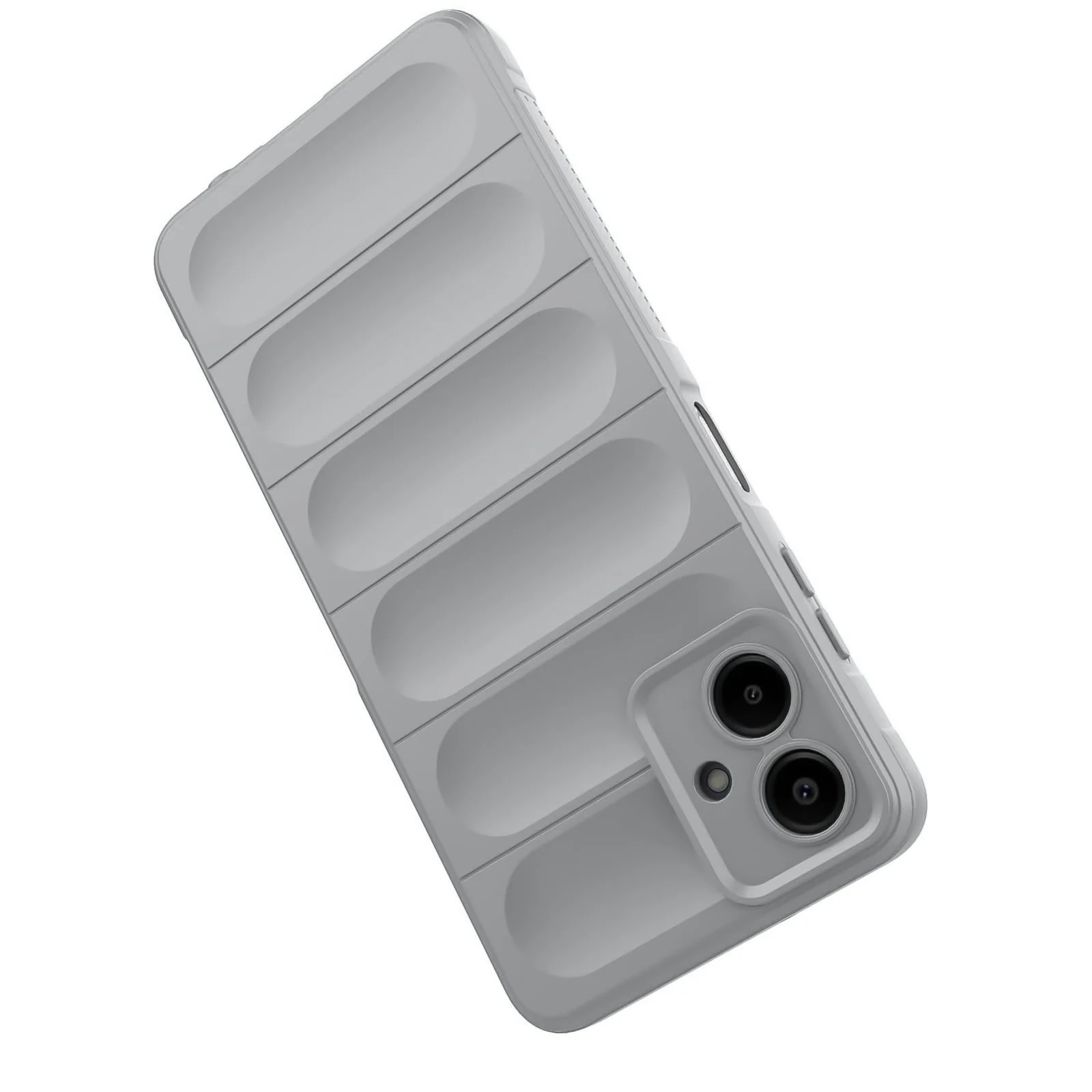 DL3 Mobilak Flexible Silicone and TPU Protective Case with Camera Protection for Samsung Galaxy A06 - Gray