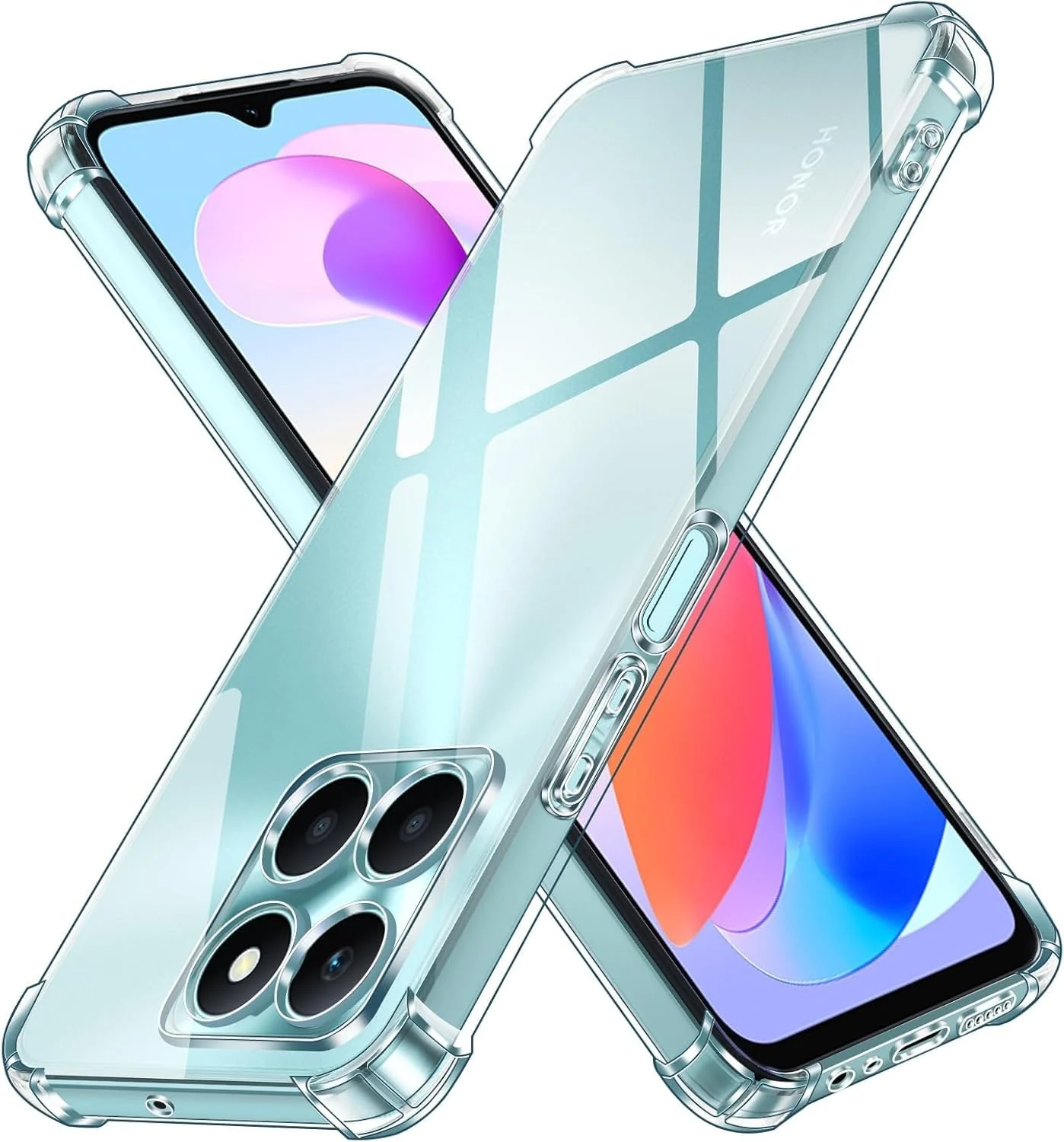 DL3 Mobilak Clear TPU Case for Honor X6a, Camera protection, Shock-absorbing protection, Scratch-resistant surface - Clear
