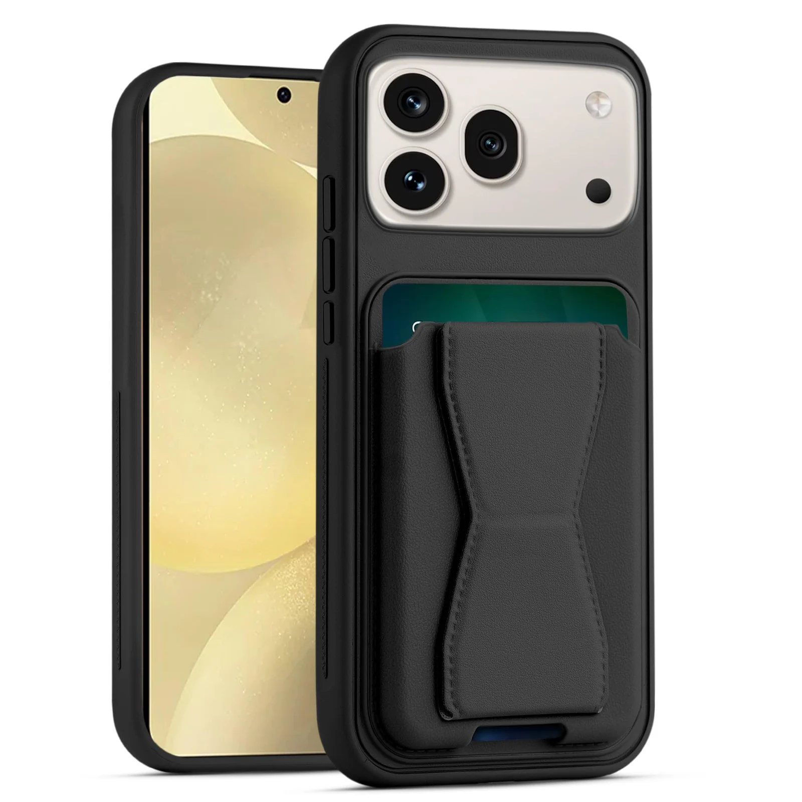 Dl3 Mobilak Leather Wallet Case Compatible with Honor 600 Pro 5G, Leather Back Cover With TPU Frame, Shockproof Protective Phone Case with Card Holder Stand - Brown