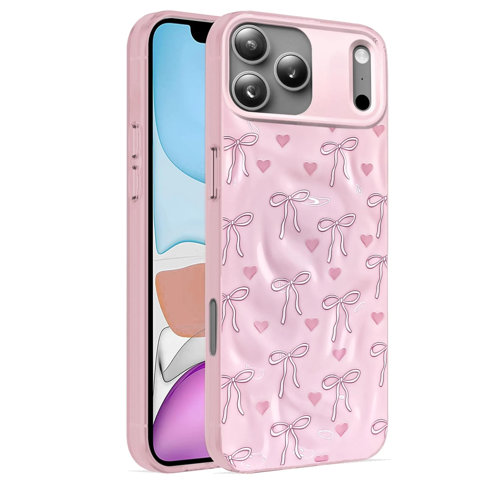 DL3 Mobilak Fashion Phone Case for iPhone 17 Pro Max, Premium TPU Soft Silicone Cover with Raised Front Bezel, Shockproof Protective Back Cover, Stylish Printed Design for iPhone 17 Pro Max 6.9-Inch - Style 2