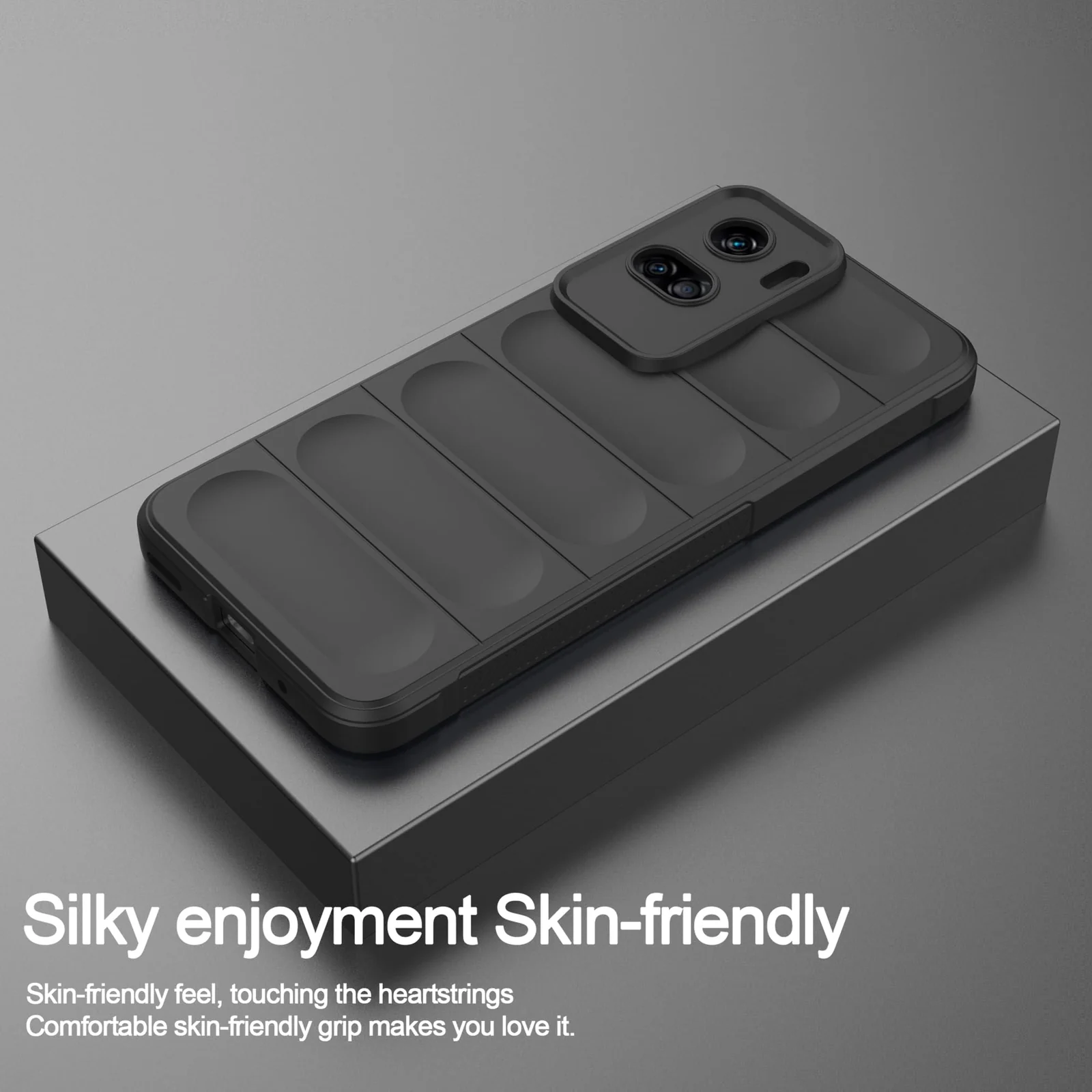 DL3 Mobilak Rugged Protective Case for Honor 90 Lite, Camera protection, Shock-absorbing protection, Non-slip grip - Black