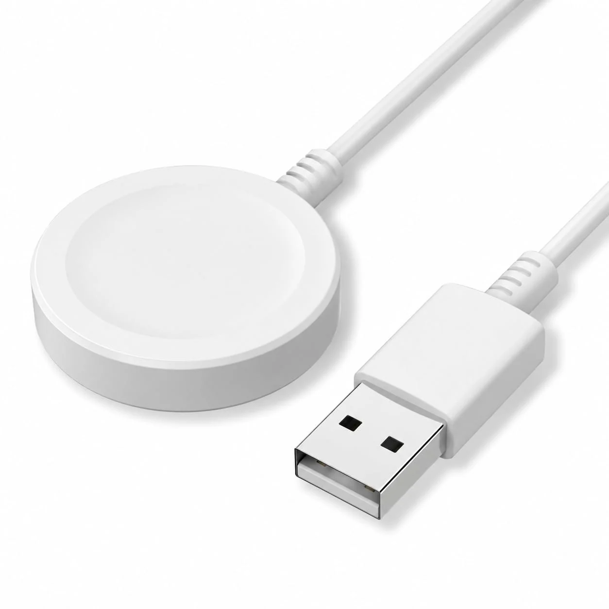𝟐𝟎𝟐𝟓 𝐔𝐩𝐠𝐫𝐚𝐝𝐞𝐝 for Apple Watch Charger Magnetic Fast Charging Cable [Portable] Magnetic Wireless Charging Compatible with iWatch Series Ultra/10/9/8/7/6/SE/5/4/3/2- [1M] - White